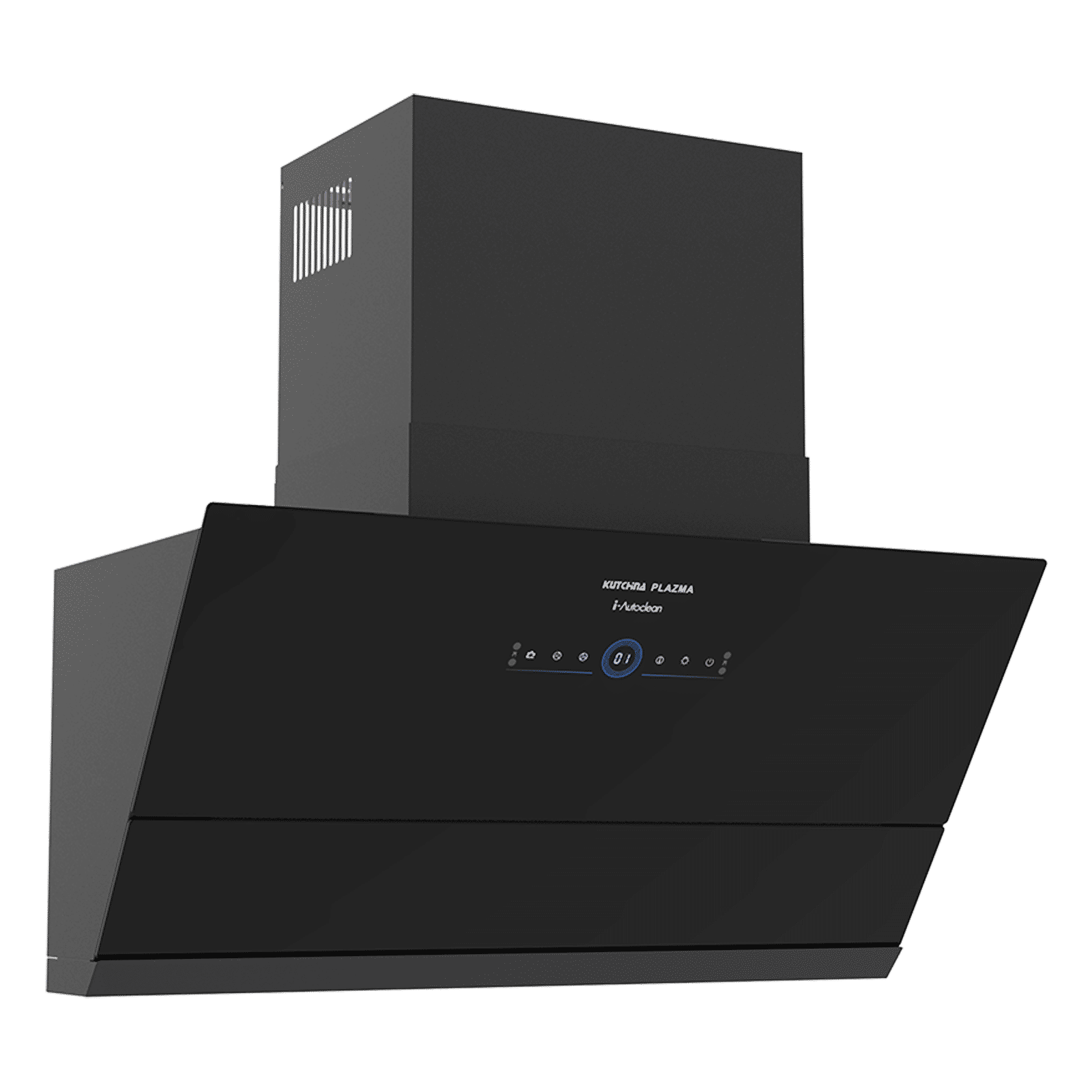 Kutchina ALPHA 90cm 1450m3/hr Ducted Auto Clean Wall Mounted Chimney with Wave Sensor (Black)