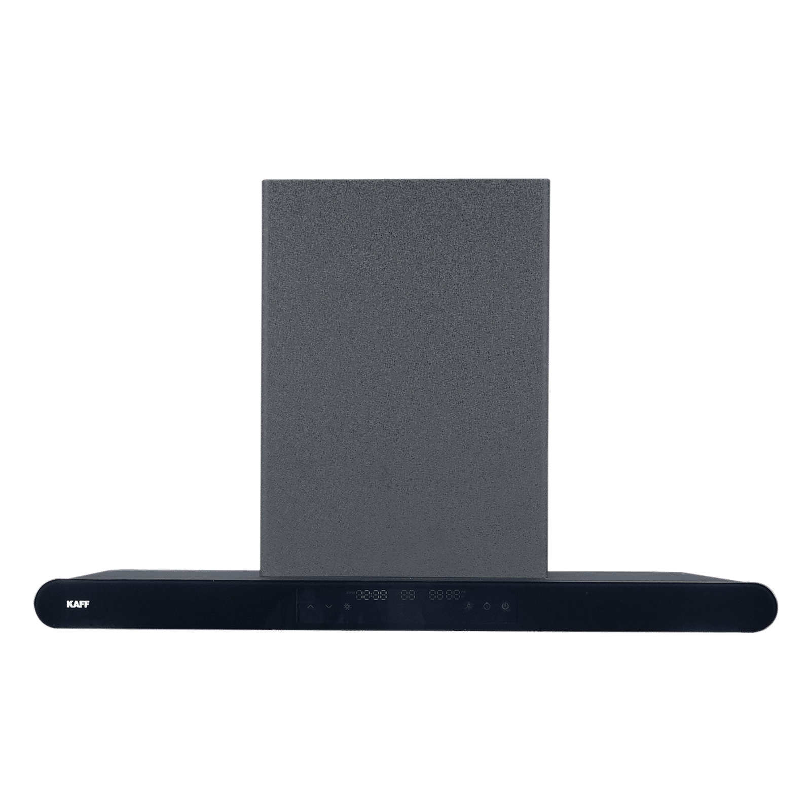 KAFF MOLIN90-DC 90cm 1480m3/hr Ductless Auto Clean Wall Mounted Chimney with Gesture Motion Control (Black)