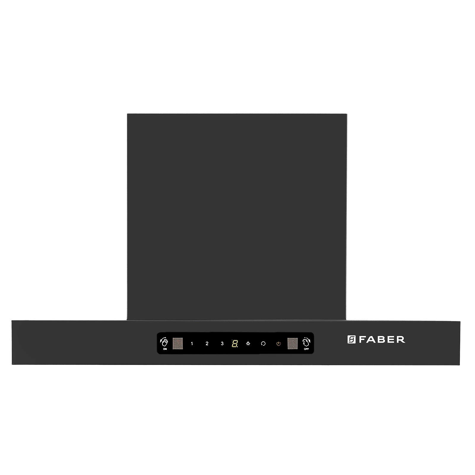 FABER HOOD CRUISE PNP TC BF BK IN 60 - T 60cm 1500m3/hr Ductless Auto Clean Wall Mounted Chimney with Gesture Control (Black)