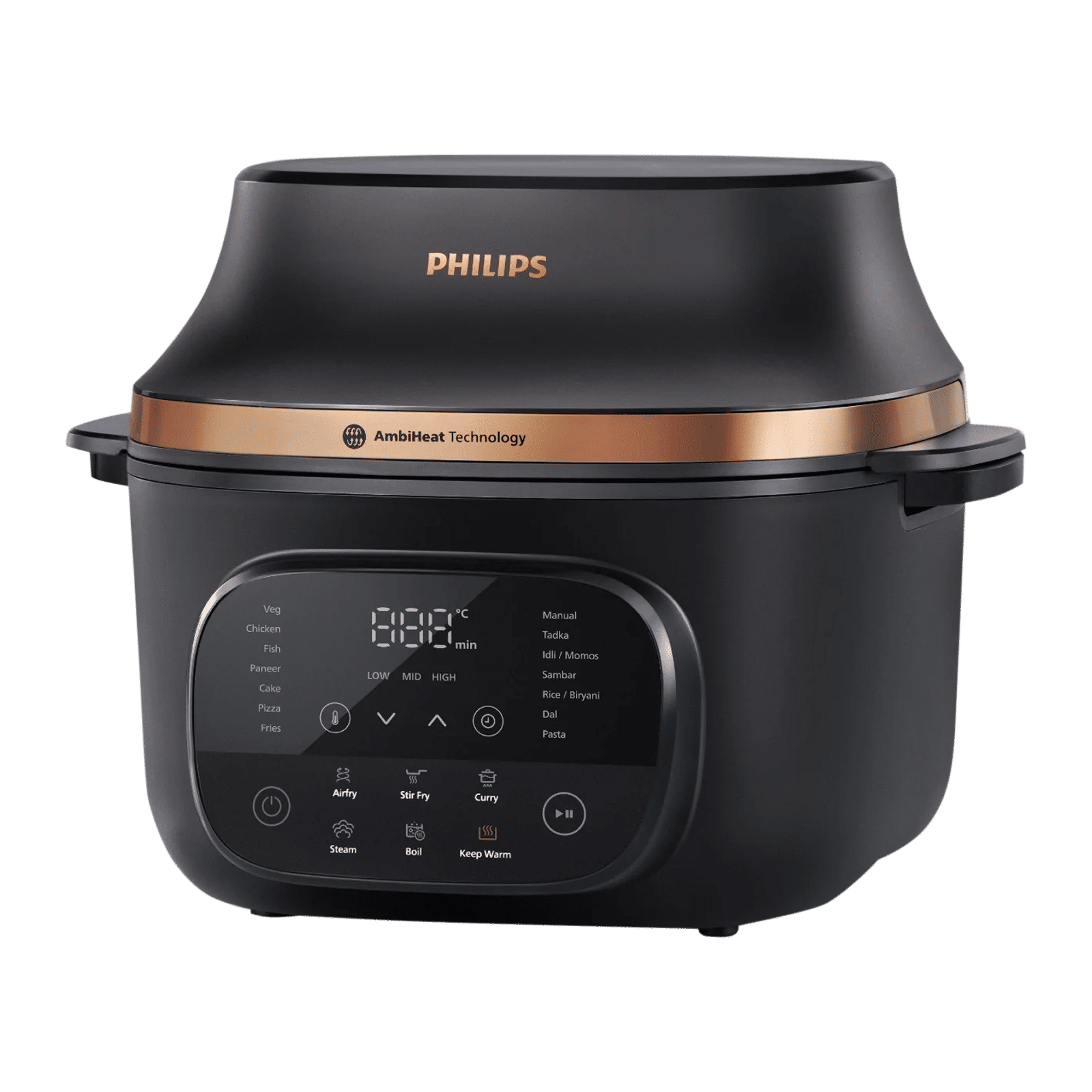 Philips OneChef Smart All in One Cooking Device 6L 2280 Watt with AmbiHeat Technology (Black)