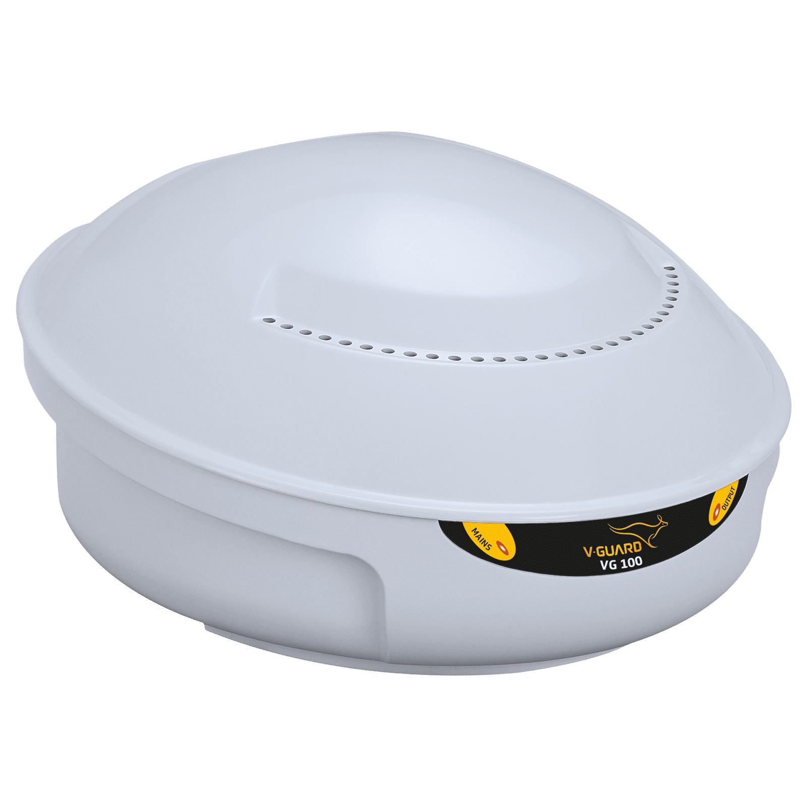 V-GUARD 4 Amps Voltage Stabilizer For 600 Litres Refrigerator + 1 Deep Freezer (135 - 280 V, Fail Safe Circuit Protection, VG 100, Grey)