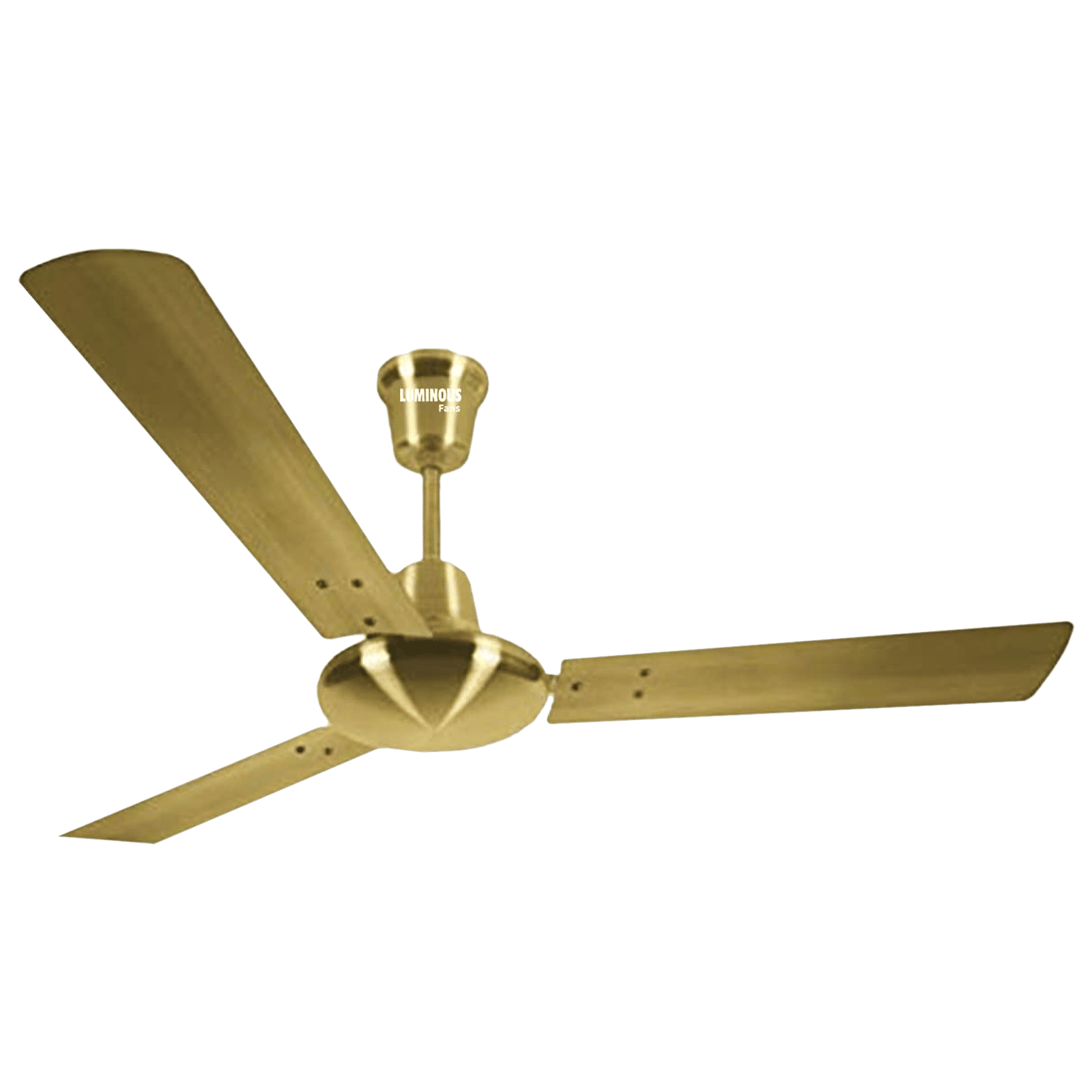 LUMINOUS Enchante 1200mm 3 Blade High Speed Ceiling Fan (Electroplated Finish, Antique Brass)