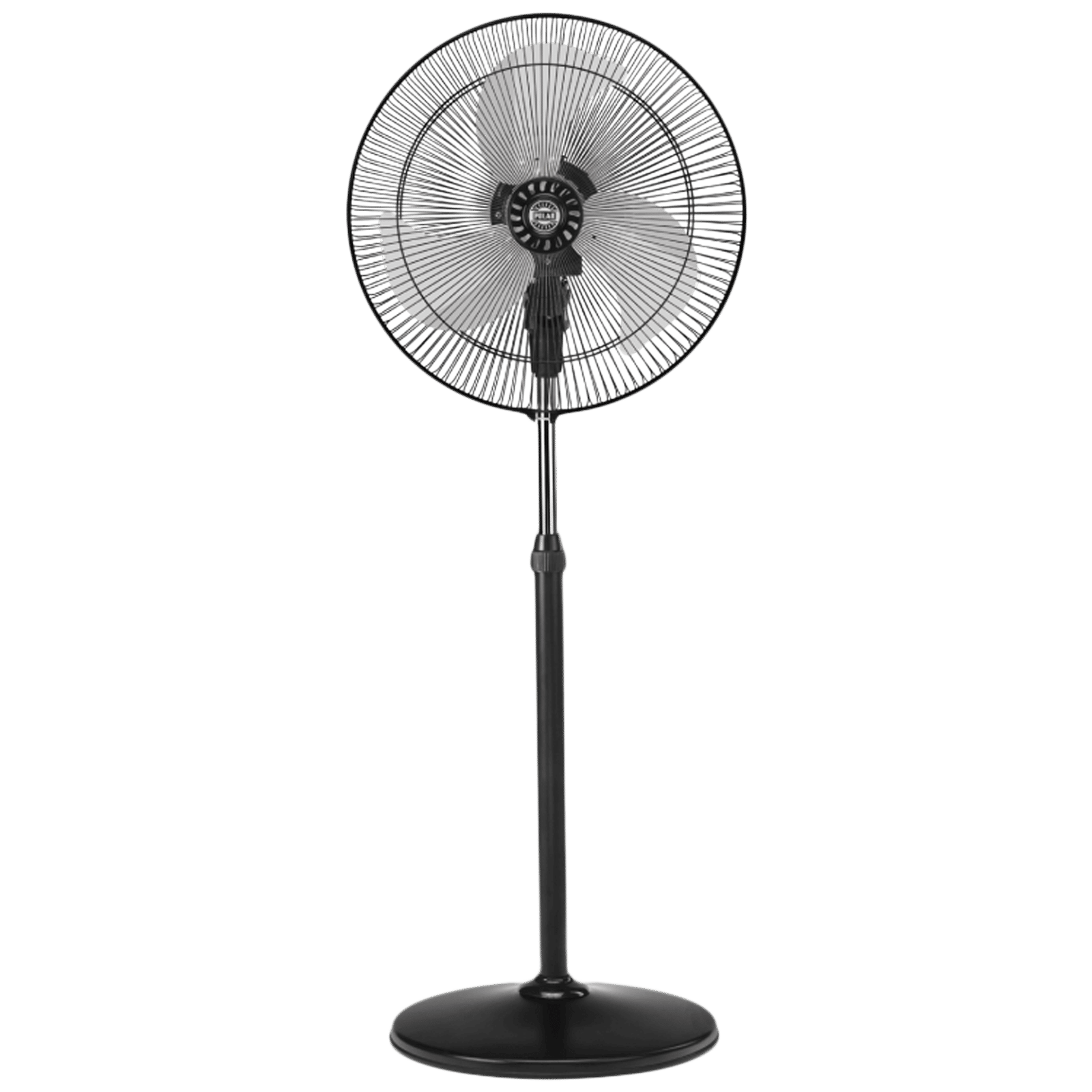 POLAR Blustery OSC 450mm 3 Blade Jerk Free Oscillation Pedestal Fan (Auto Thermal Overload Protection, Black)