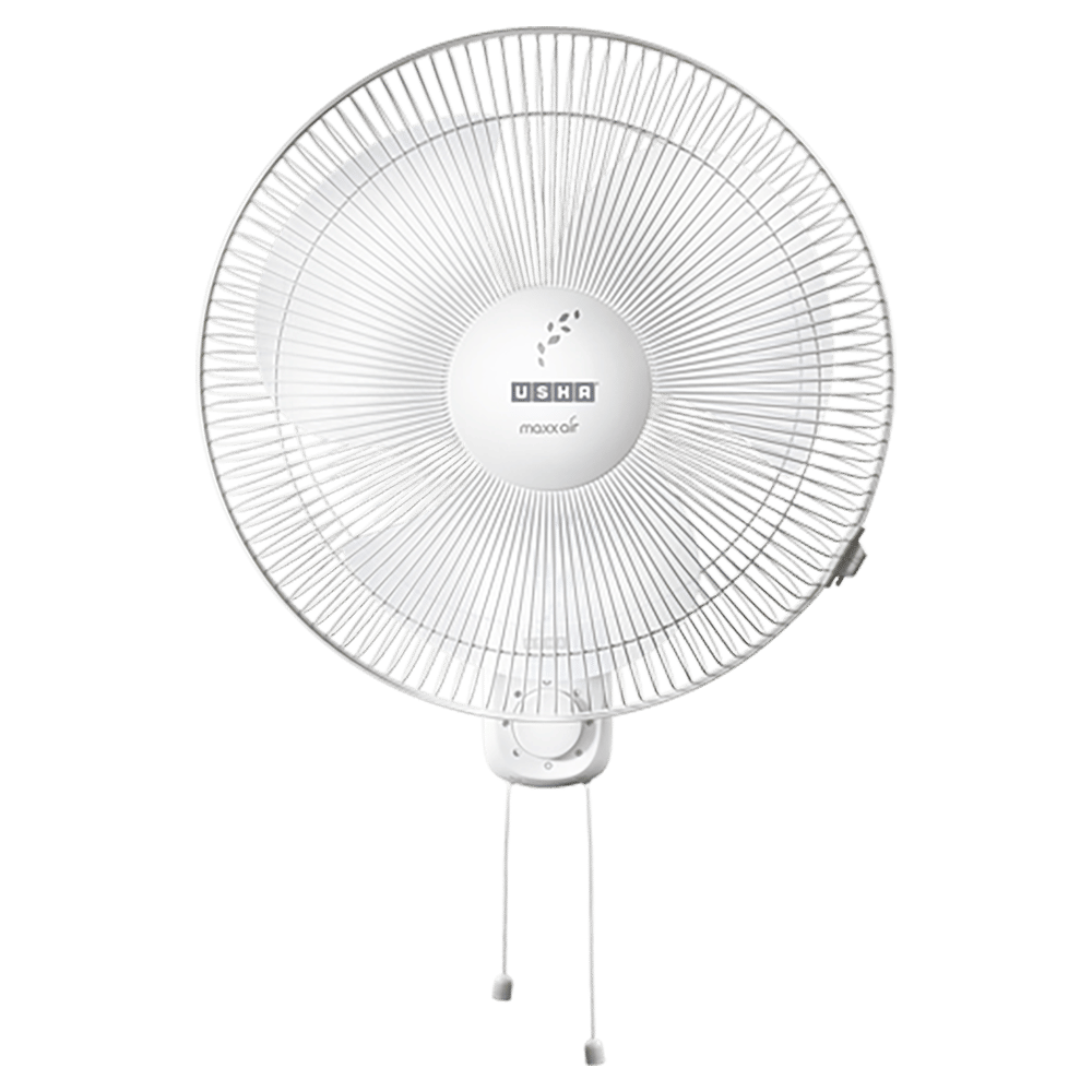 USHA Maxx Air Ultra 400mm 3 Blade Copper Motor Wall Mounted Fan (Thermal Overload Protector, White) USHA Maxx Air Ultra 400mm 3 Blade Copper Motor Wall Mounted Fan (Thermal Overload Protector, White)