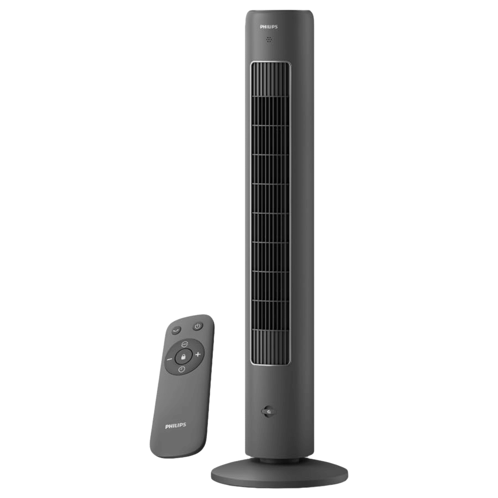 PHILIPS 5000 Series Bladeless 2230 m3/hr Air Delivery Tower Fan with Remote (Quiet Sleep mode, Black)