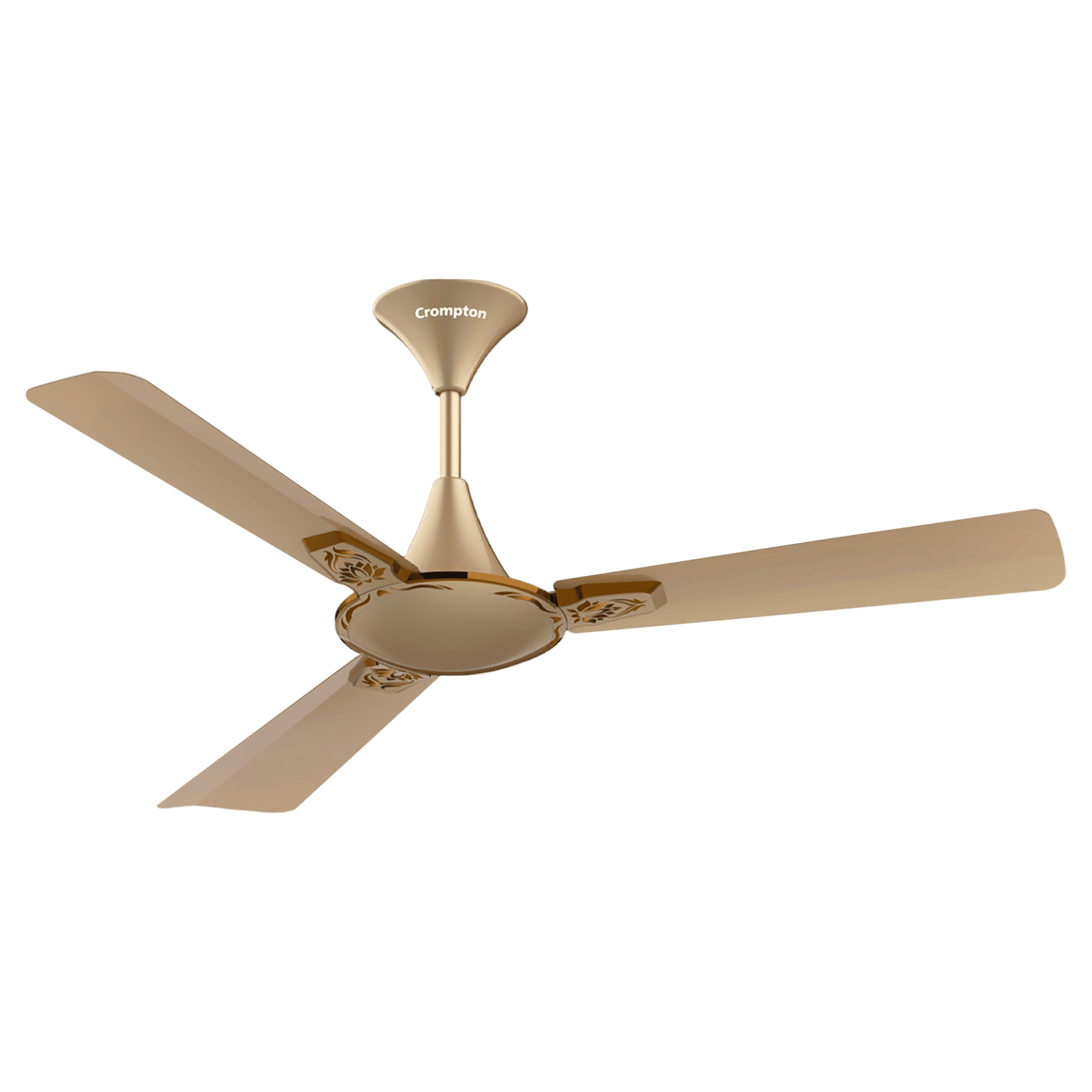 Crompton Premion Aura 2 Designer 1 Star 1200mm 3 Blade Copper Motor Ceiling Fan (Adjustable Height, Birken Effect)
