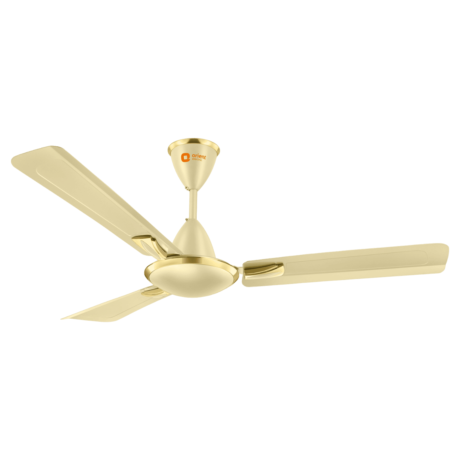 Orient Gratia 1 Star 1200mm 3 Blade High Performance Ceiling Fan (Double Ball Bearing, Metalic Ivory)