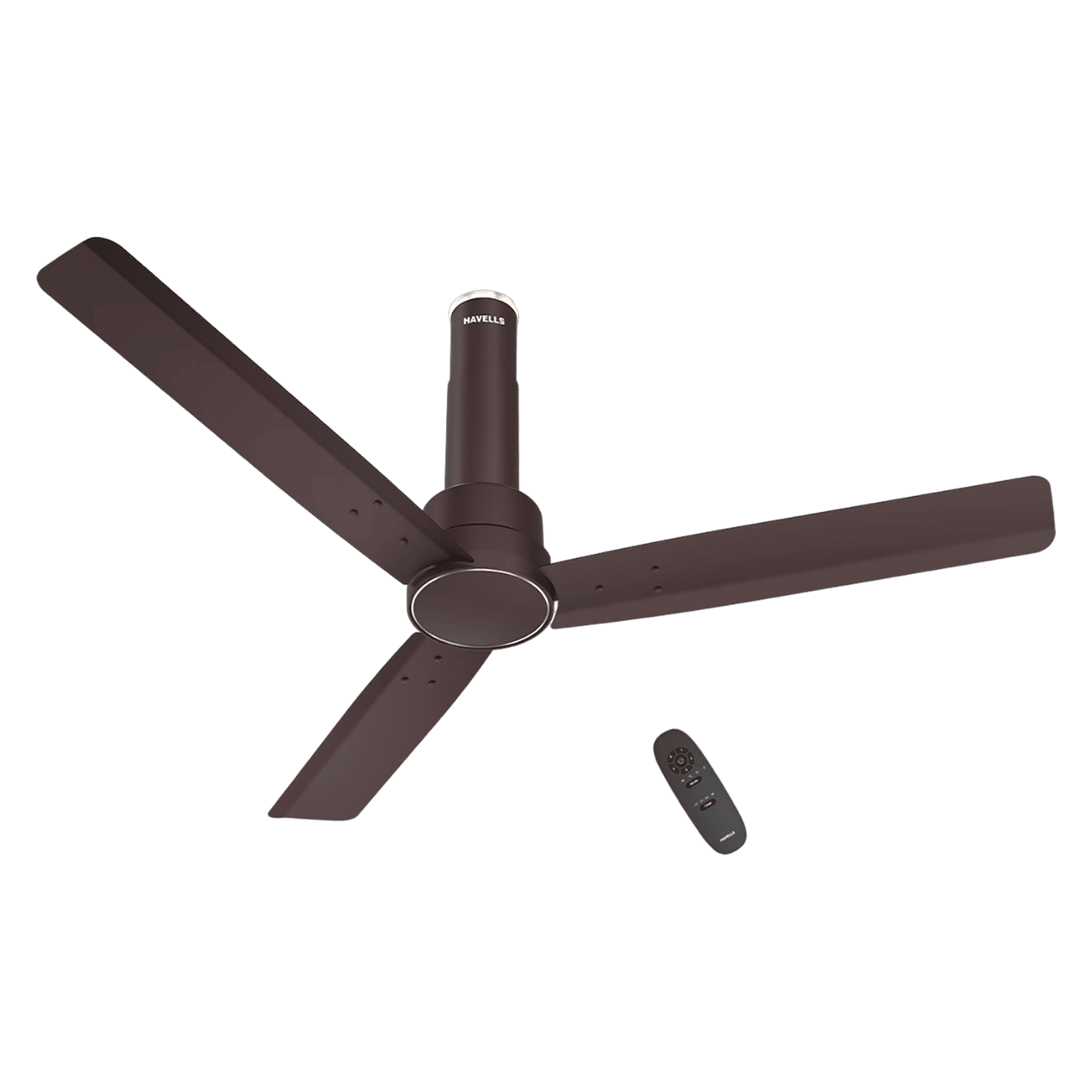 HAVELLS Elio 5 Star 1200mm 3 Blade BLDC Motor Ceiling Fan with Remote (Wood Finished Blades, Brown)