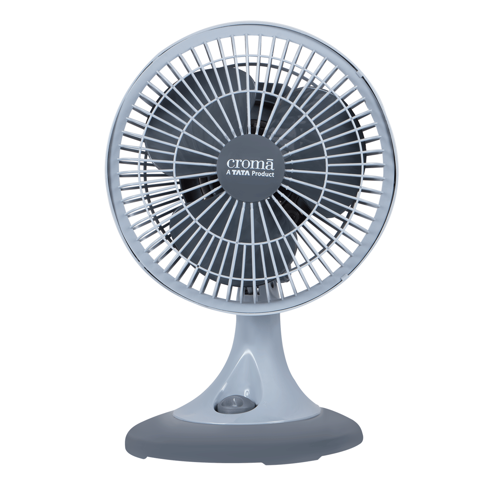 Croma AF2307 230mm 3 Blade Copper Motor Table Fan (3 Speed Control, Grey)