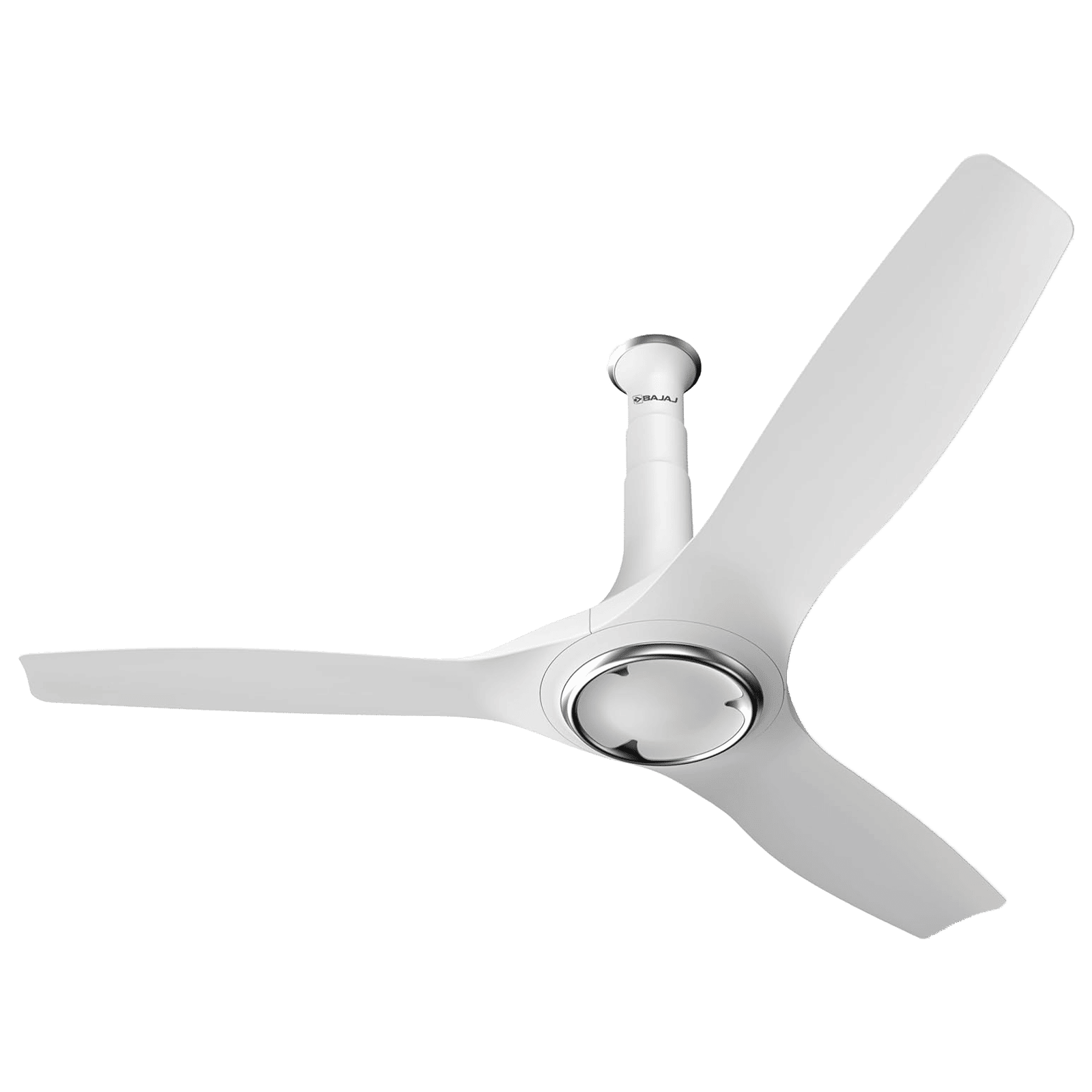 BAJAJ Arioso 12DC5R 5 Star 1200mm 3 Blade BLDC Motor Ceiling Fan with Remote (Low Power Consumption, White & Chrome)