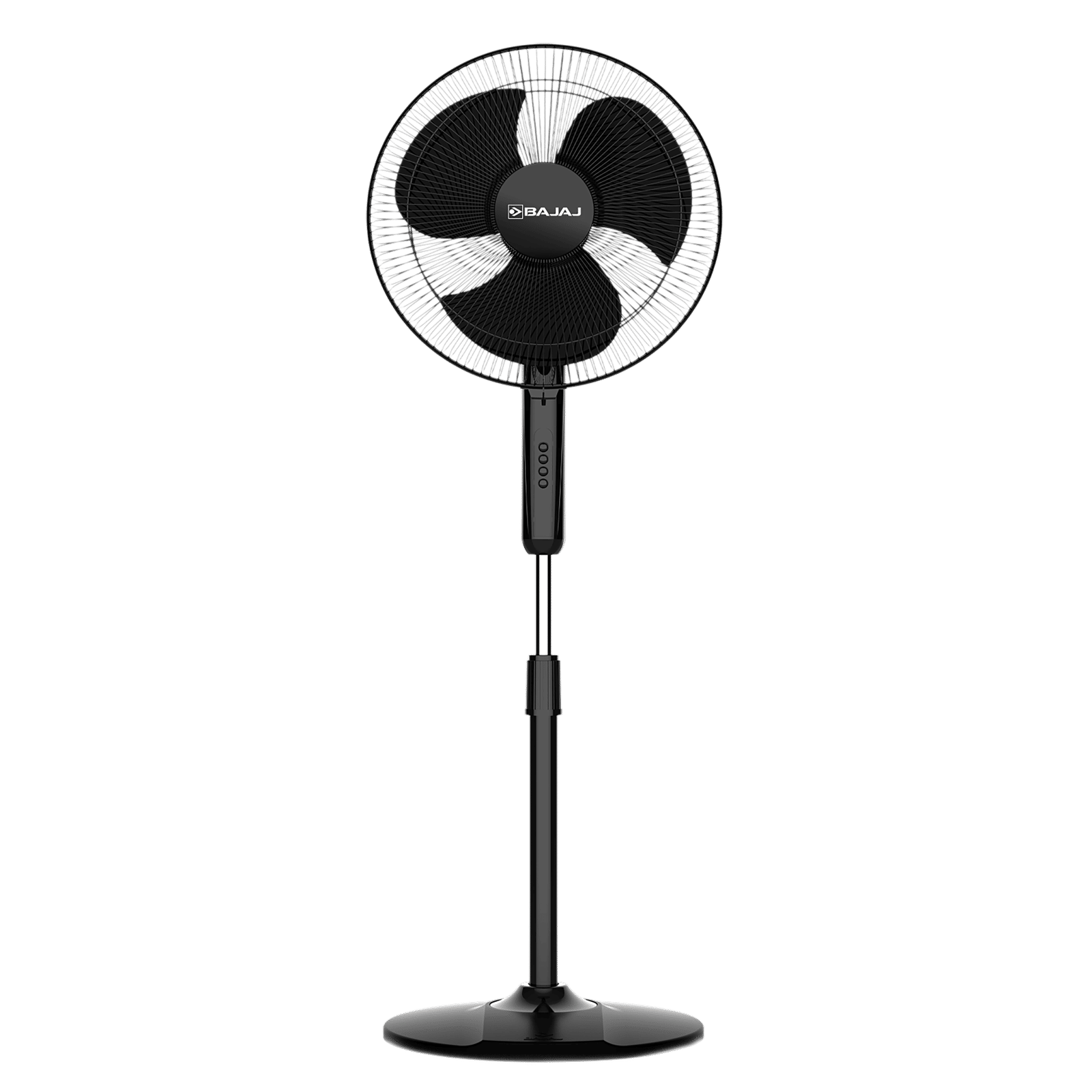 BAJAJ Neo Spectrum 400mm 3 Blade Copper Motor Pedestal Fan (Thermal Overload Protection, Black)