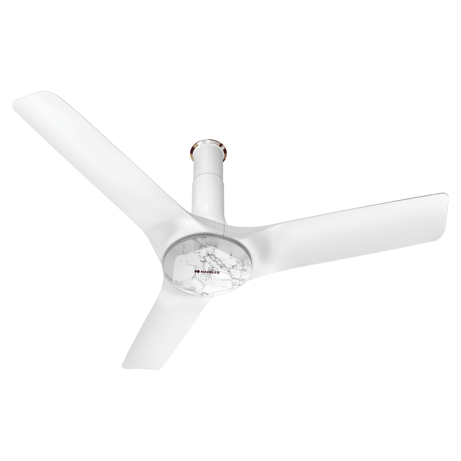 HAVELLS Stealth Prime 5 Star 1200mm 3 Blade BLDC Motor Ceiling Fan with Remote (Dust & Water Resistant, Marble Pearl White)