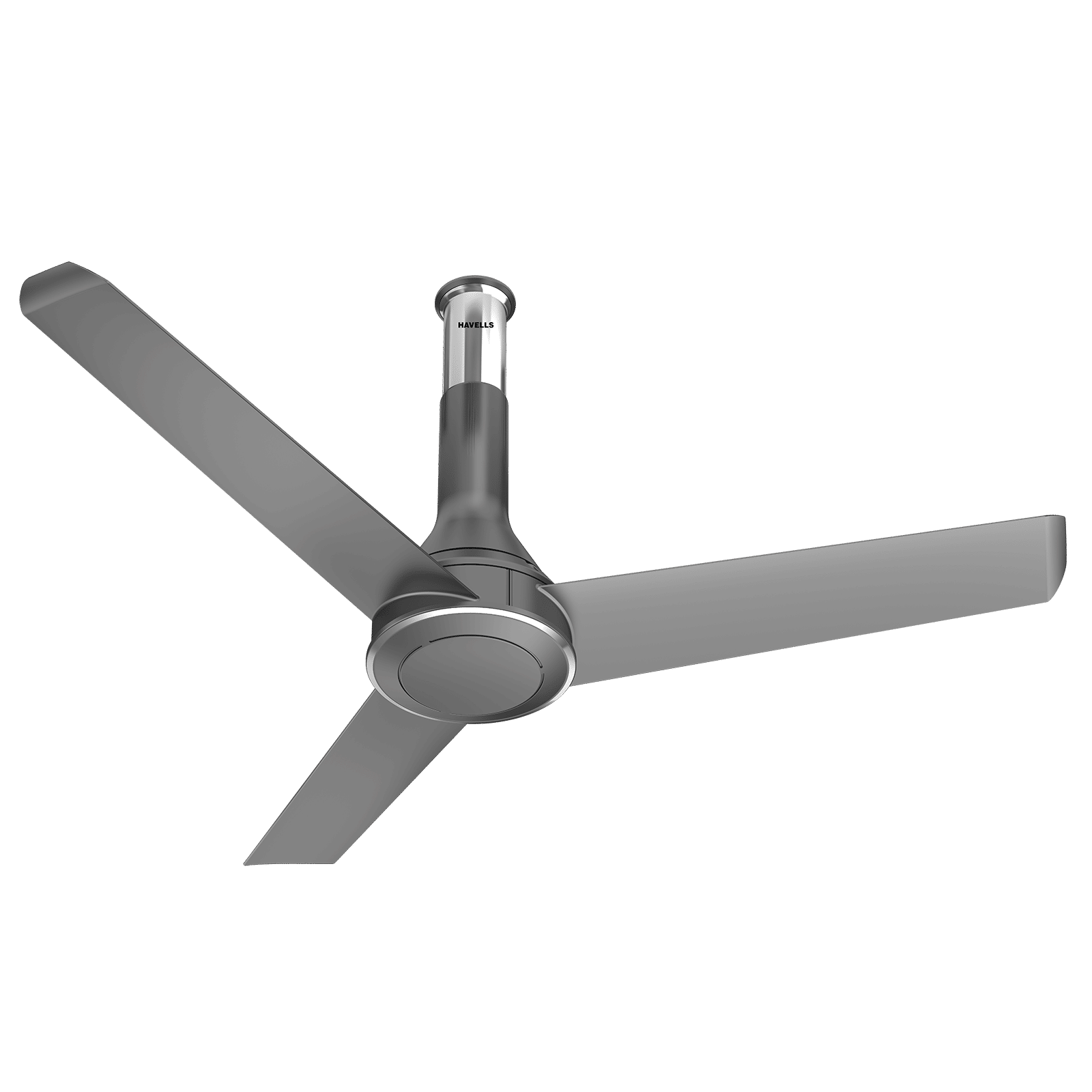 HAVELLS Crista 5 Star 1200mm 3 Blade BLDC Motor Ceiling Fan with Remote (Aerodynamic Winglet Blades, Slate Chrome)