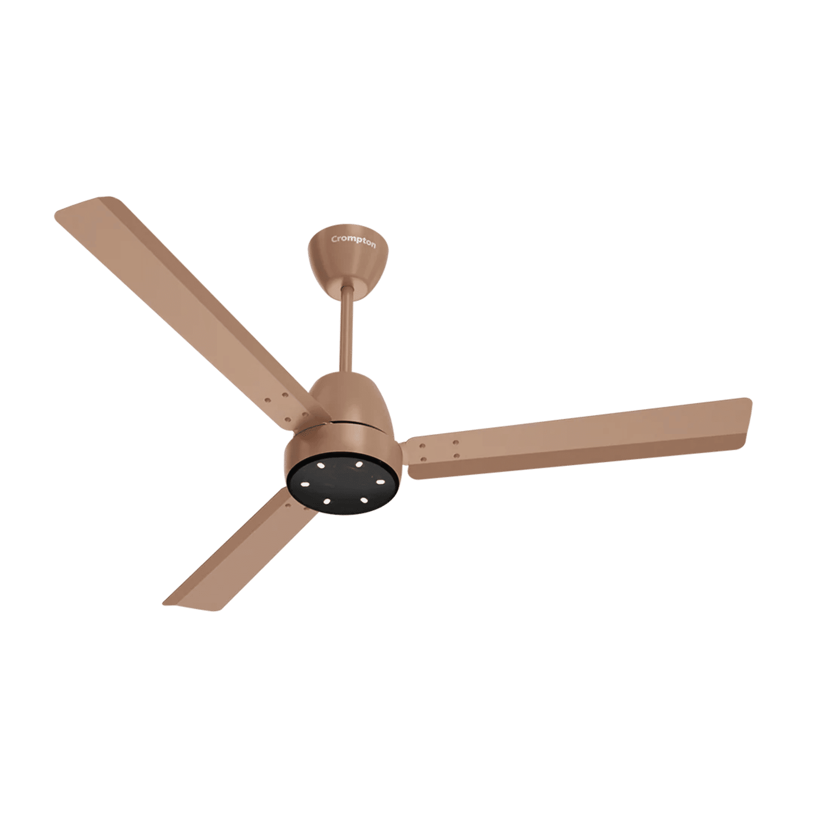 Crompton Energion NITEO 5 Star 1200mm 3 Blade BLDC Motor Ceiling Fan with Remote (Premium LED Lamp, Gilded Beige)