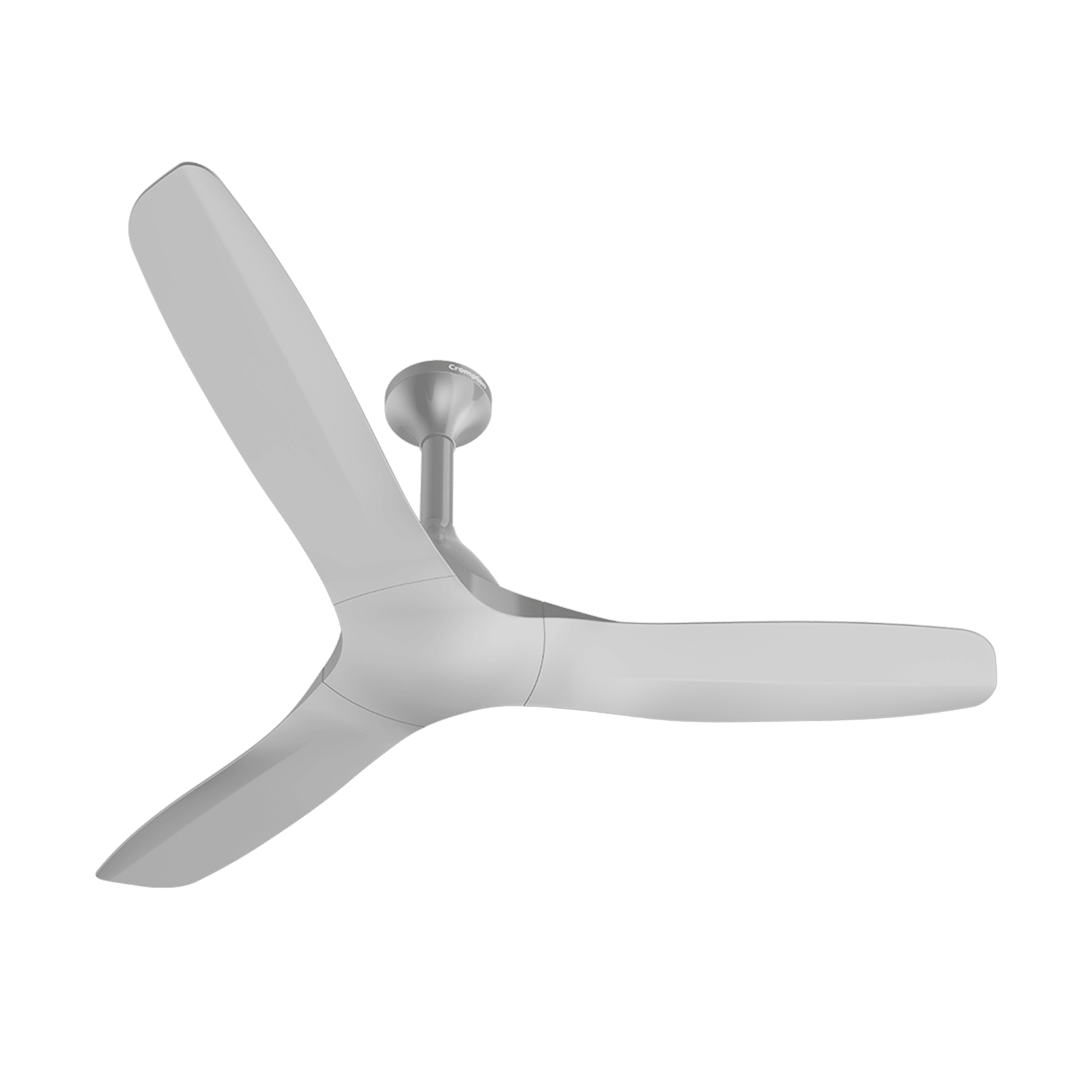 Crompton Silent Pro Fluido Wave 1 Star 1200mm 3 Blade Linear Induction Motor Ceiling Fan (Anti Dust Design, Fog Grey)