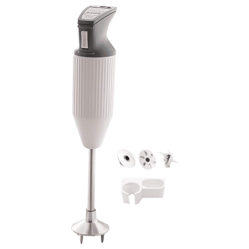 BOSS B121 160 Watt Speed Hand Blender with Attachments (Ergonomic  Design, Twin Grey)