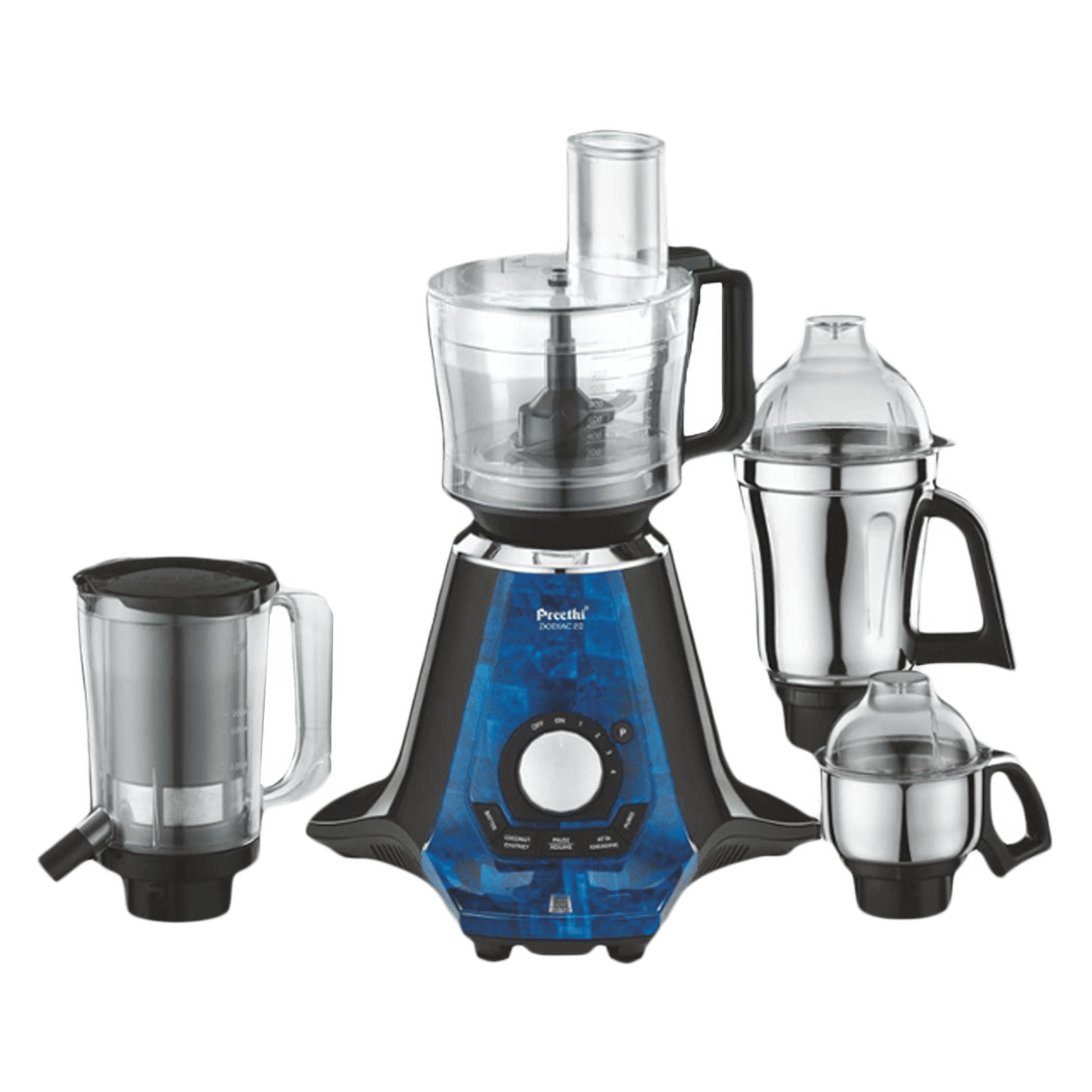 Buy Preethi Zodiac 750 Watt Jars Juicer Mixer Grinder (19000