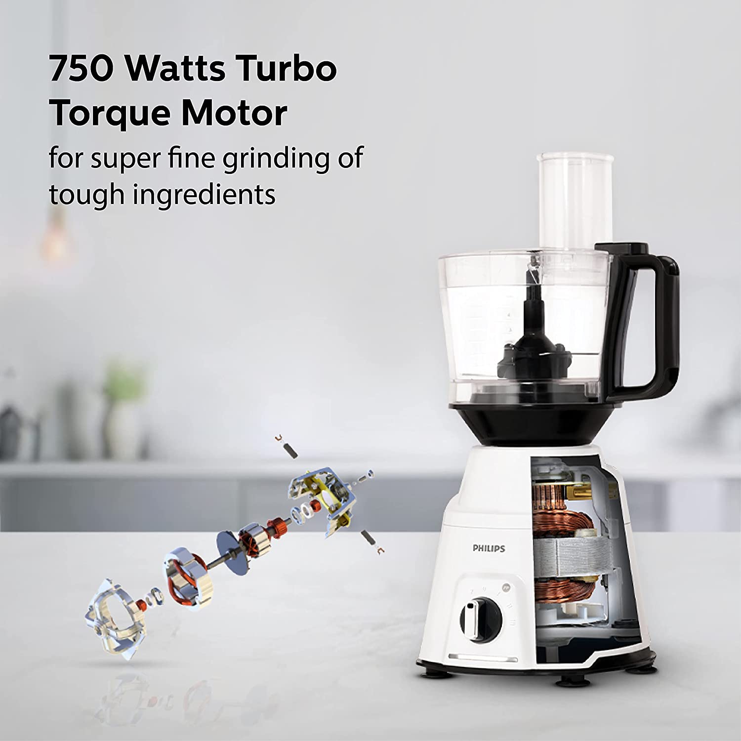 Buy Philips Viva Collection 750 Watt Jars Mixer Grinder (19500