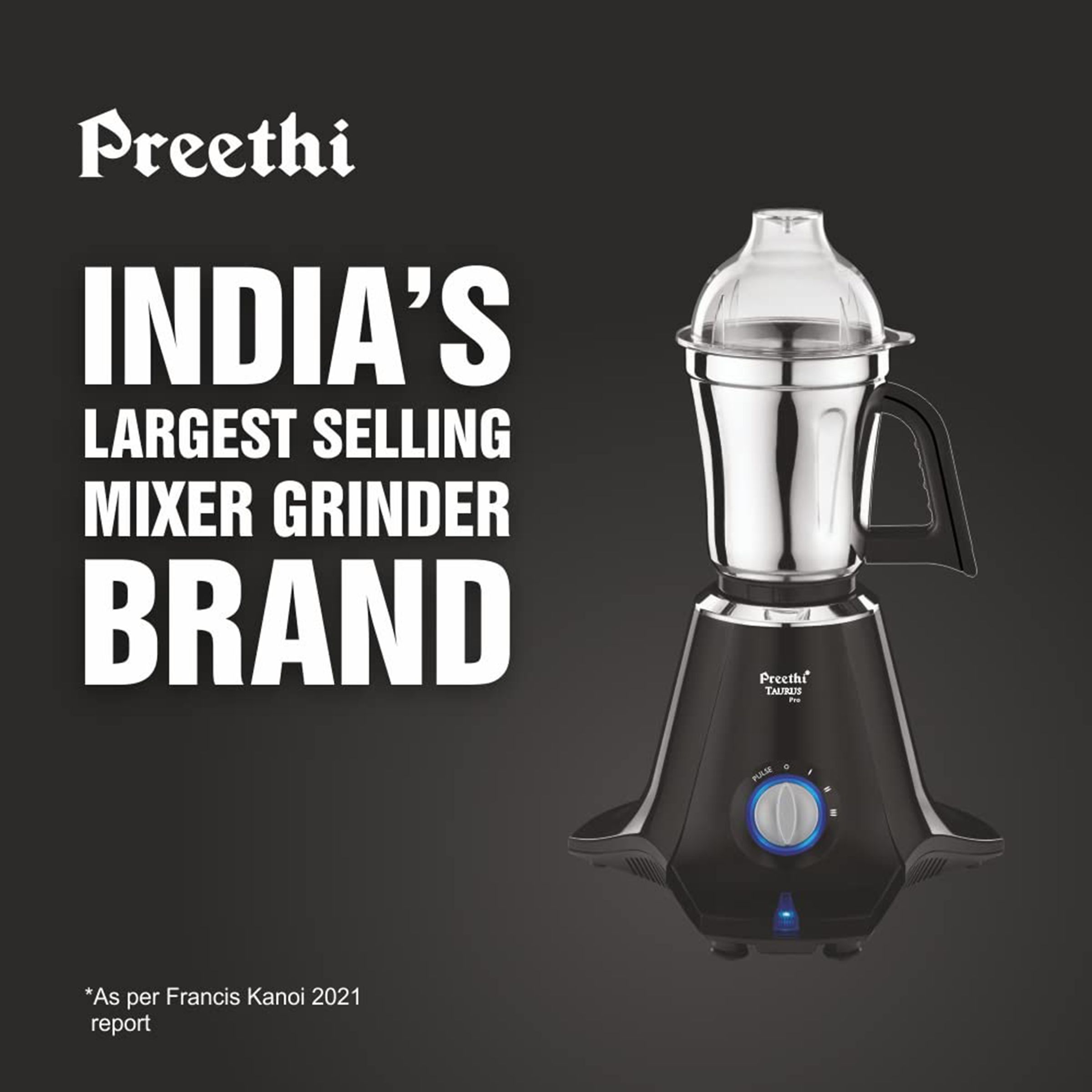 Preethi-TAURUS PRO (Blue Variant) 1000 W 3J