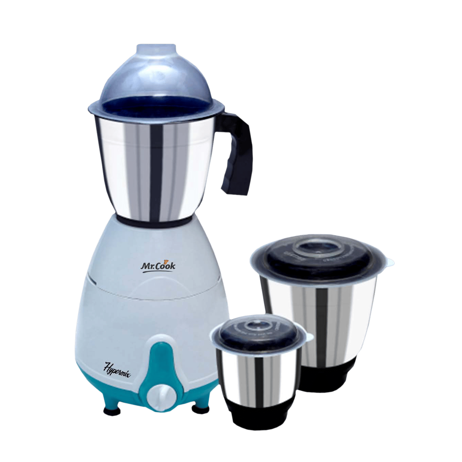 MR COOK Hypermix 500 Watt 3 Jars Mixer Grinder (3 Speed Control, Sky Blue)-image-22