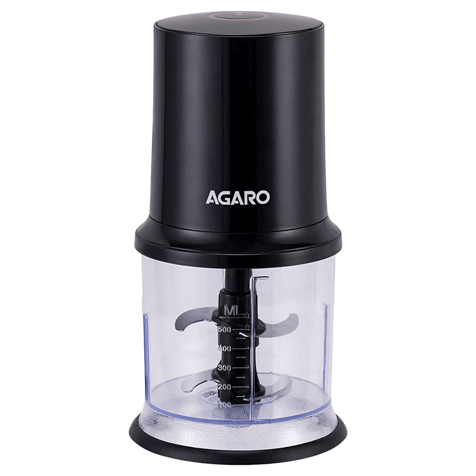 AGARO Elegant 400 Watt Electric Vegetable Chopper with 2 Blades (Black)