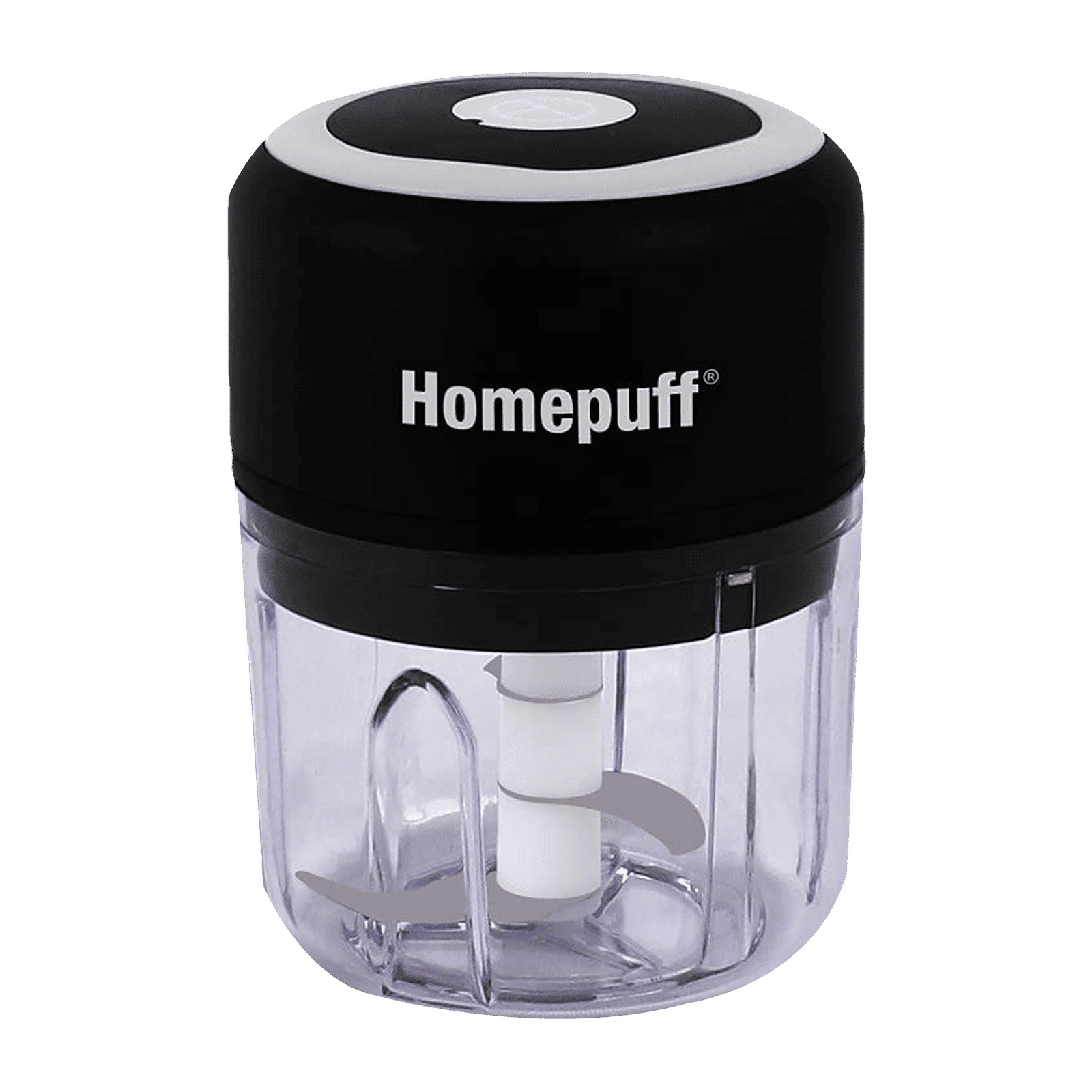 HomePuff H311 30 Watt Electric Vegetable Chopper with 3 Blades (Black)