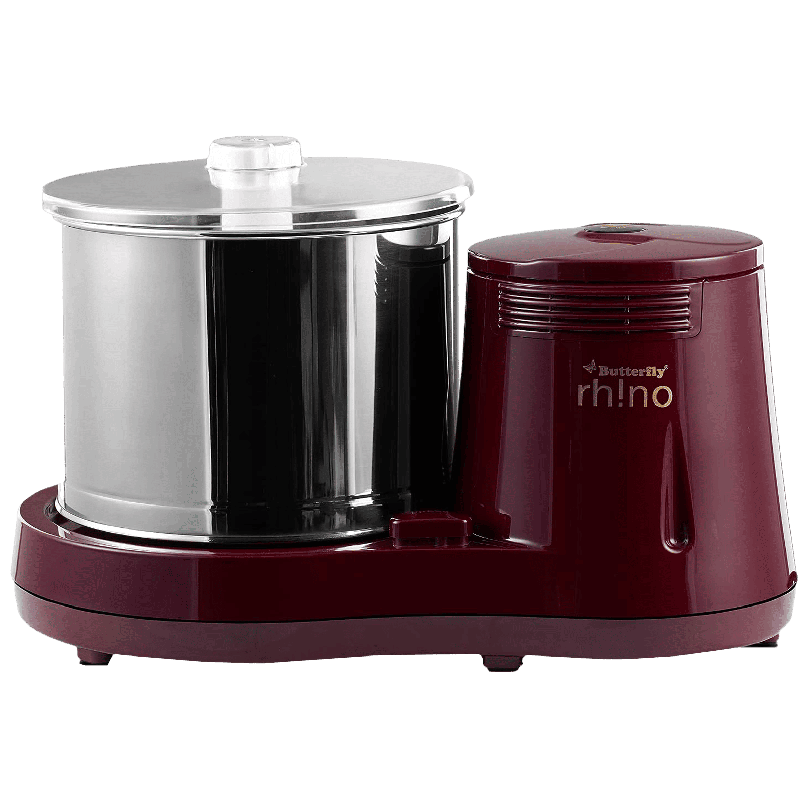 Butterfly Rhino 2 Litres 2 Stones Wet Grinder (Motor Overload Protector, Cherry Red)