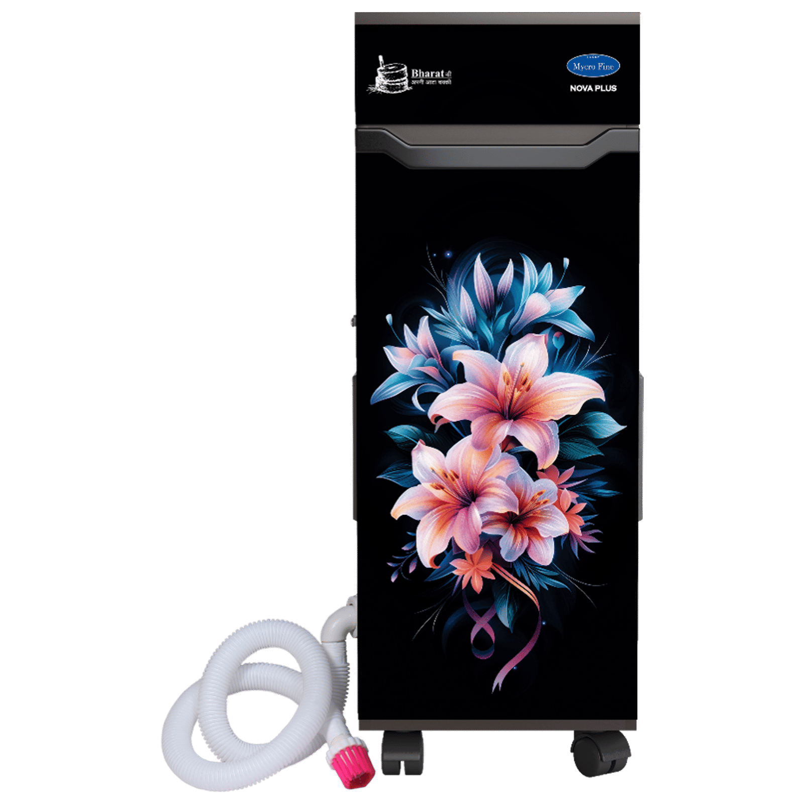 Mycro Fine NOVAPLUS 750 Watts 6.5 Kg Flour Mill Machine (Aircooled Filter, LMFA0514, Floral)