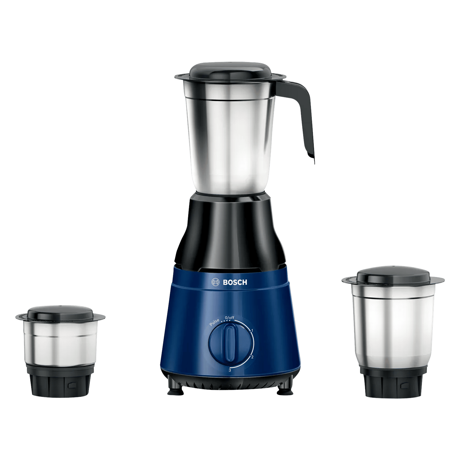 BOSCH TrueMixx 500 Watt 3 Jars Mixer Grinder (22000 RPM, Midnight Blue)