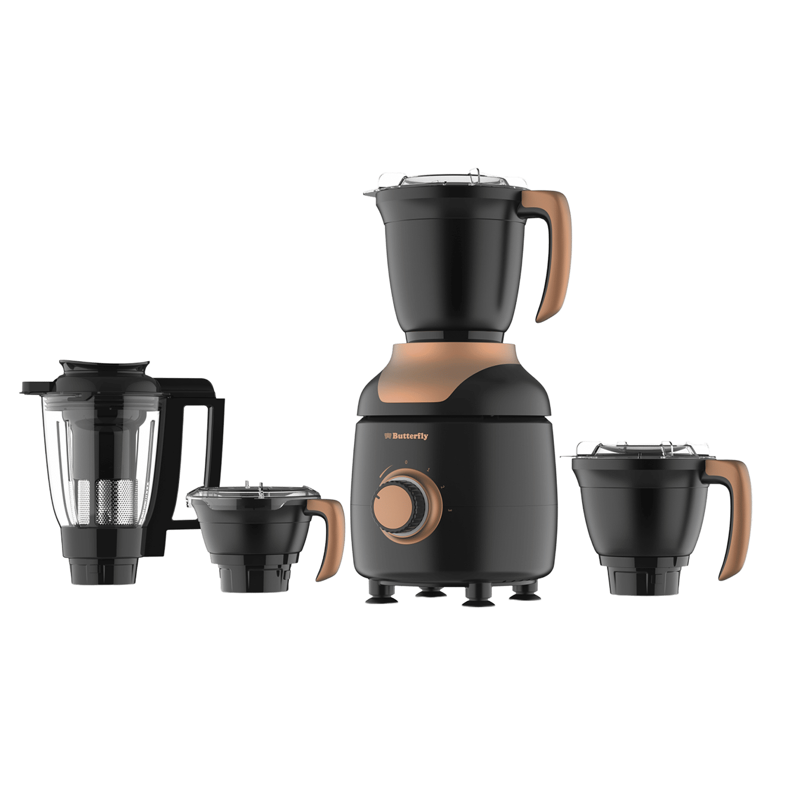 Butterfly ZieraBlack 1000 Watt 4 Jars Mixer Grinder (23000 RPM, Black)