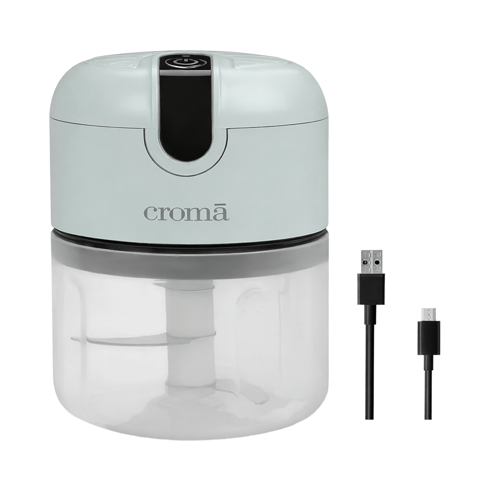 Croma 30 Watt Electric Vegetable & Fruits Chopper with 3 Blades (250ml ,White)