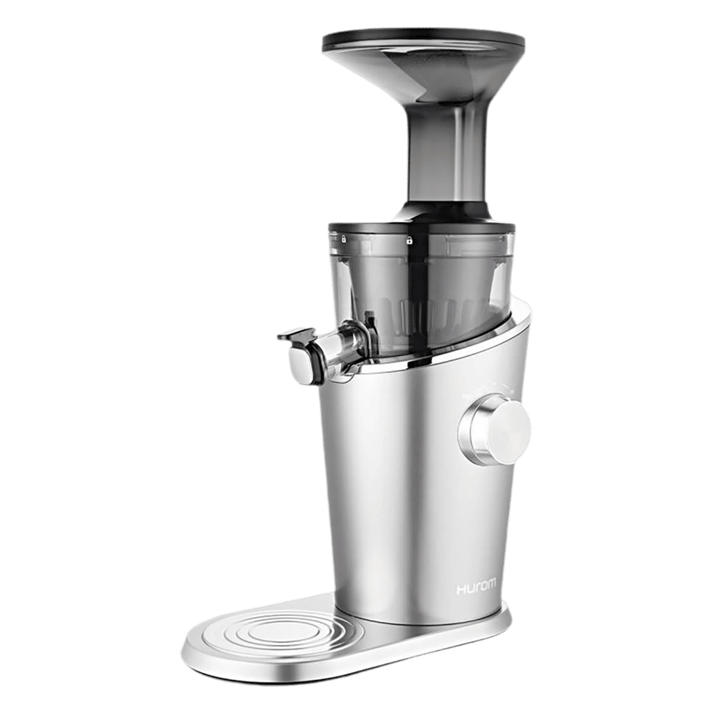 Hurom Easy Series 150 Watt Cold Press Juicer (43 RPM, Quiet Operation, Titanium Grey)