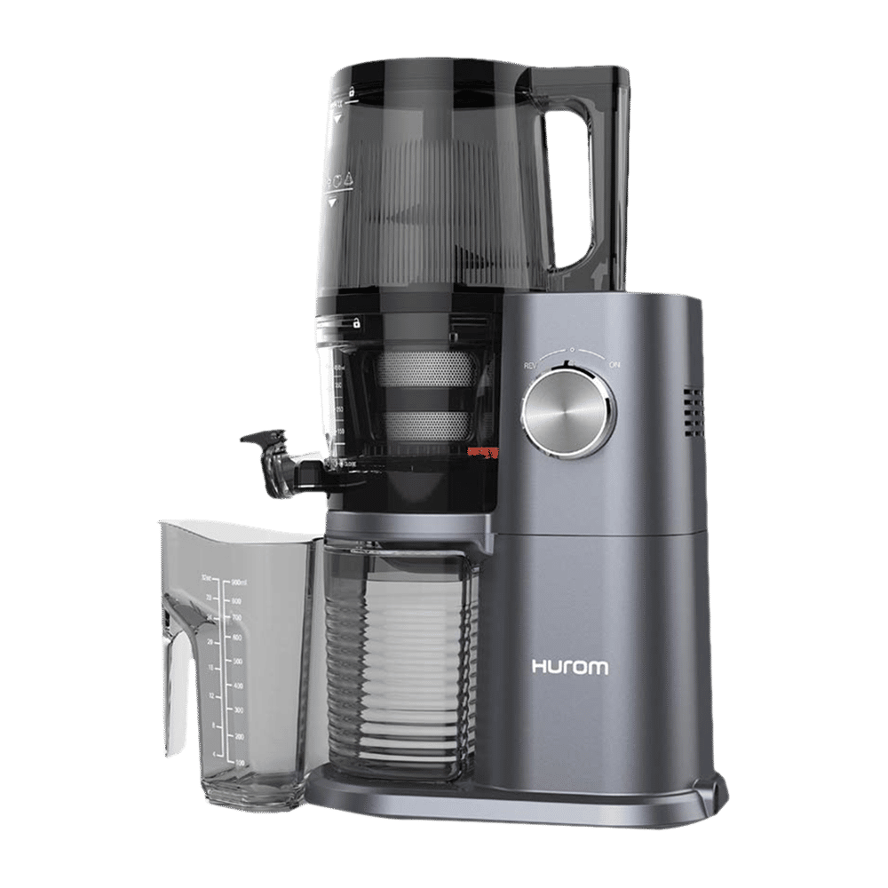 Hurom H-AI Series 200 Watt Cold Press Slow Juicer (60 RPM, Latest Squeezing Technology, Midnight Blue)
