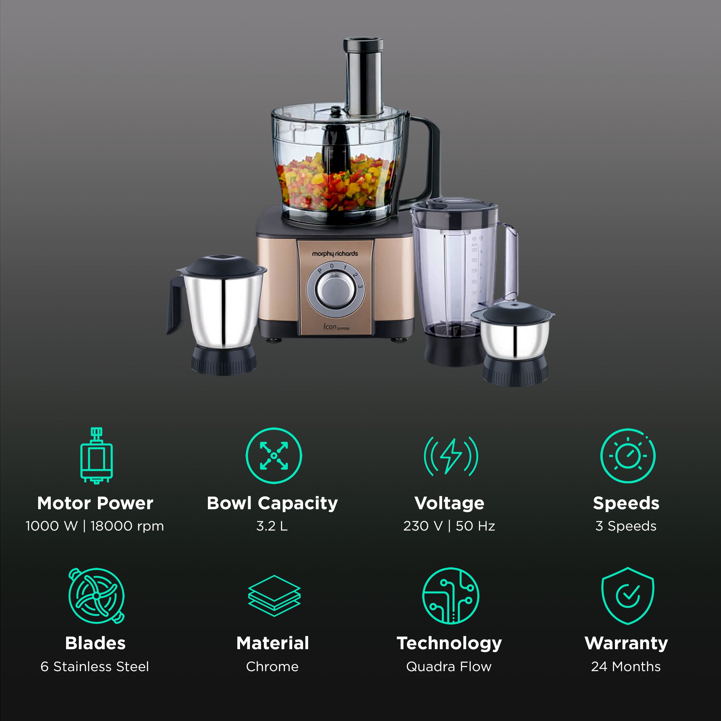 Bajaj Icon Superb Food Processor