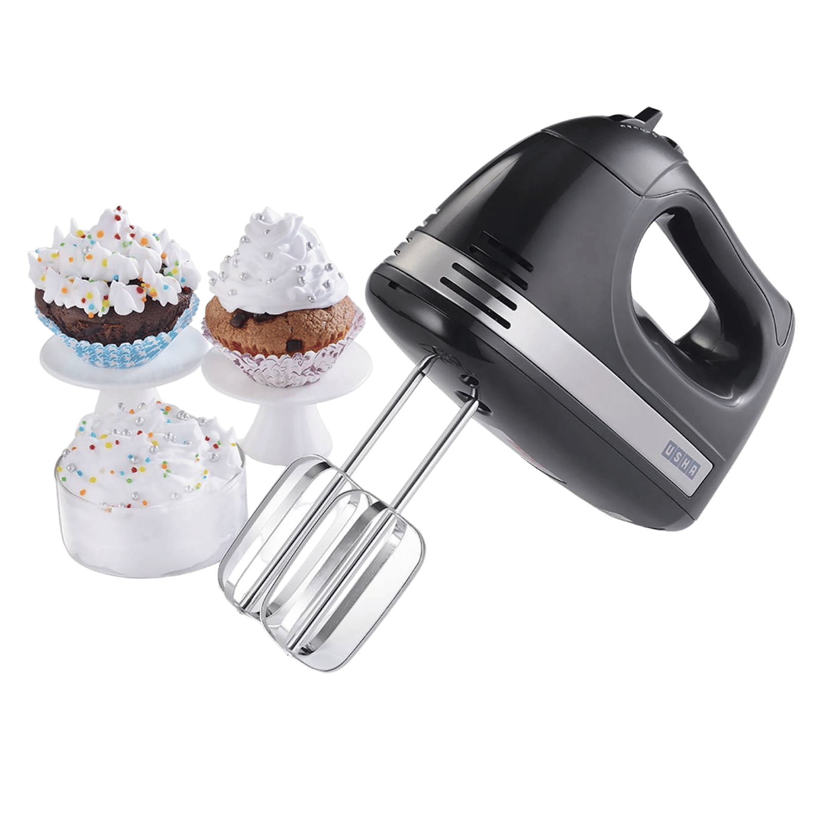 Buy Usha HM 3732 300 Watt Speed Hand Mixer with Attachments
