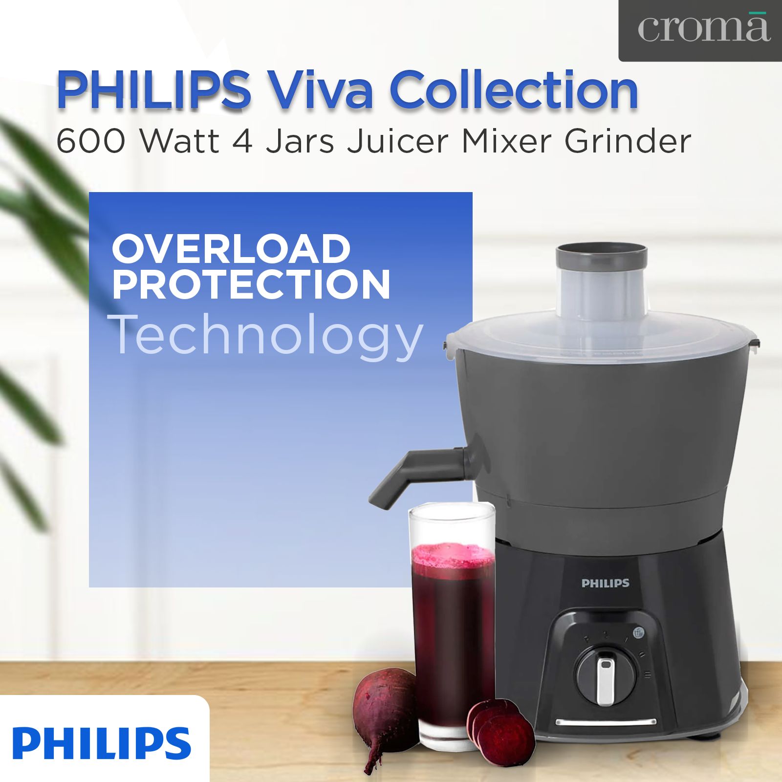 Food Processor Hl7580 Buy PHILIPS Viva Collection 600 Watt Jars Juicer  Mixer Grinder
