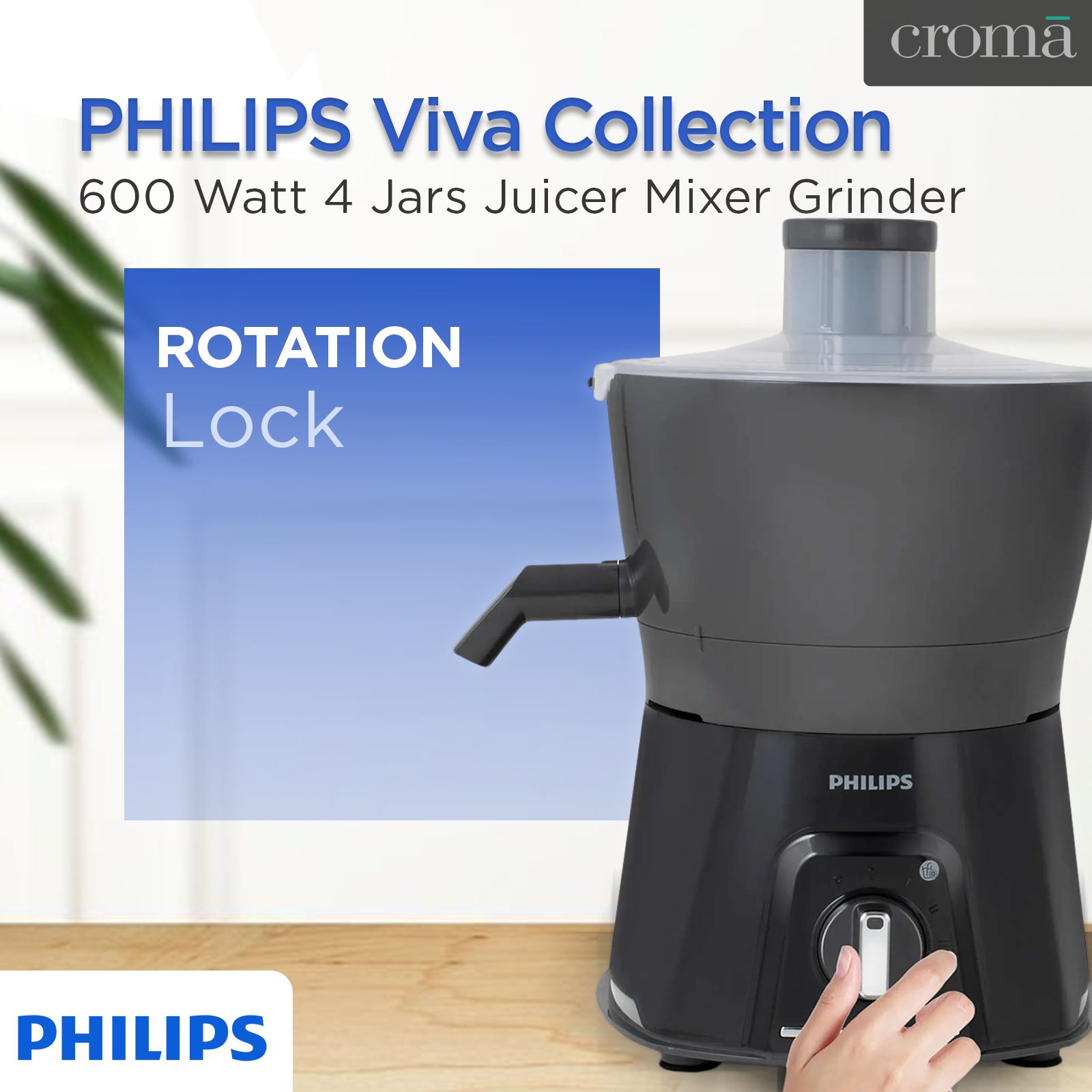 600 Watt Mayur Juicer Price PHILIPS Viva Collection HL7579/00 600W