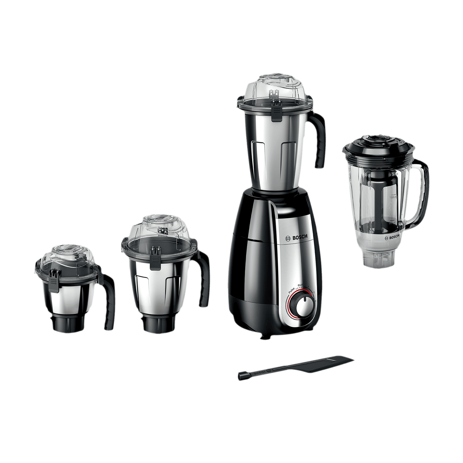 BOSCH TrueMixx Pro 750 Watt 4 Jars Mixer Grinder (22000 RPM, HiFlux Motor, Black)