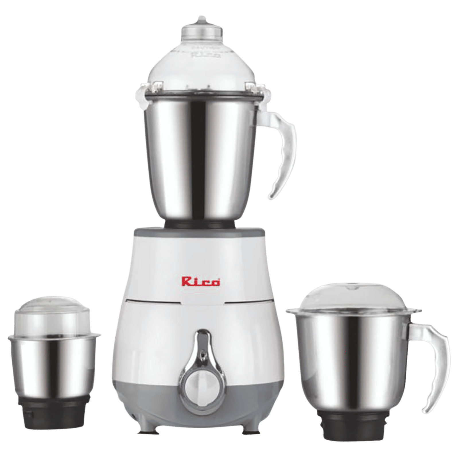 Rico 750 Watt 3 Jars Mixer Grinder (18000 RPM, Overload Protection, White)