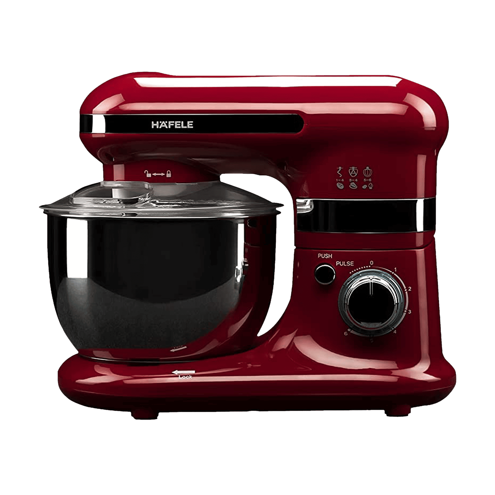 HAFELE Glamline Pro 800 Watt 1 Jar Mixer Grinder (High Speed Gear Transmission, Red)