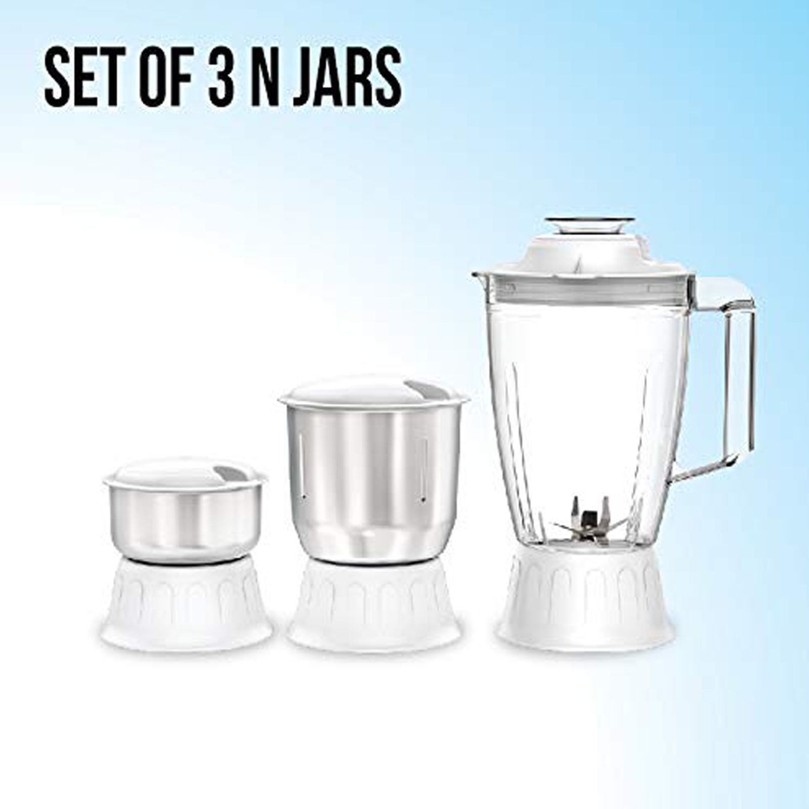 Buy HAVELLS Rigo 500 Watt Jars Juicer Mixer Grinder (Stainless