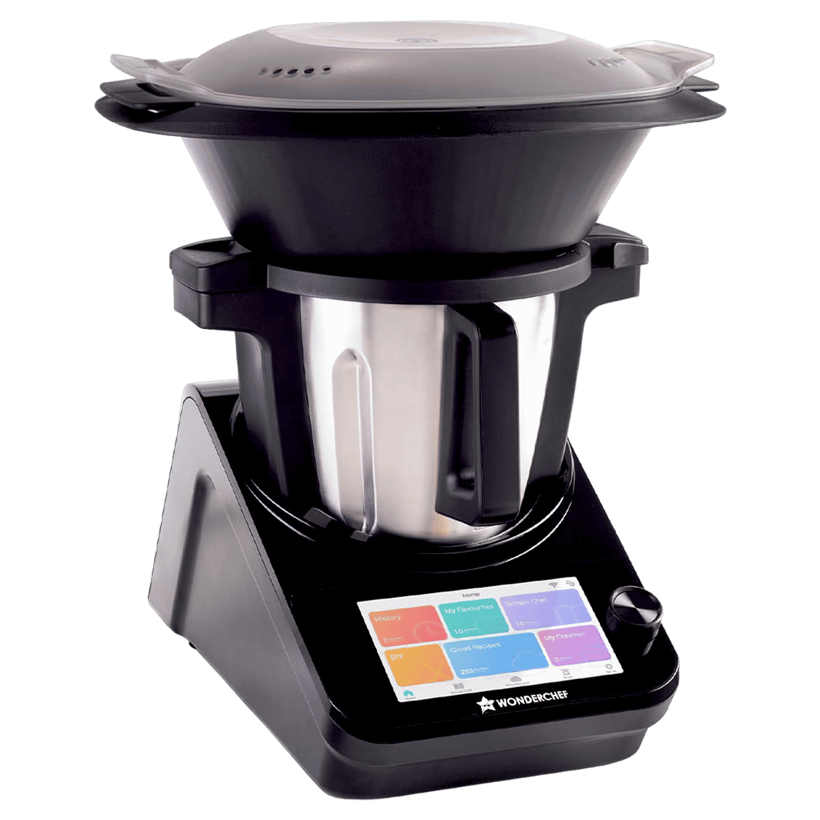 Wonderchef Chef Magic 1800 Watts Food Processors with 3 Blades (Black)