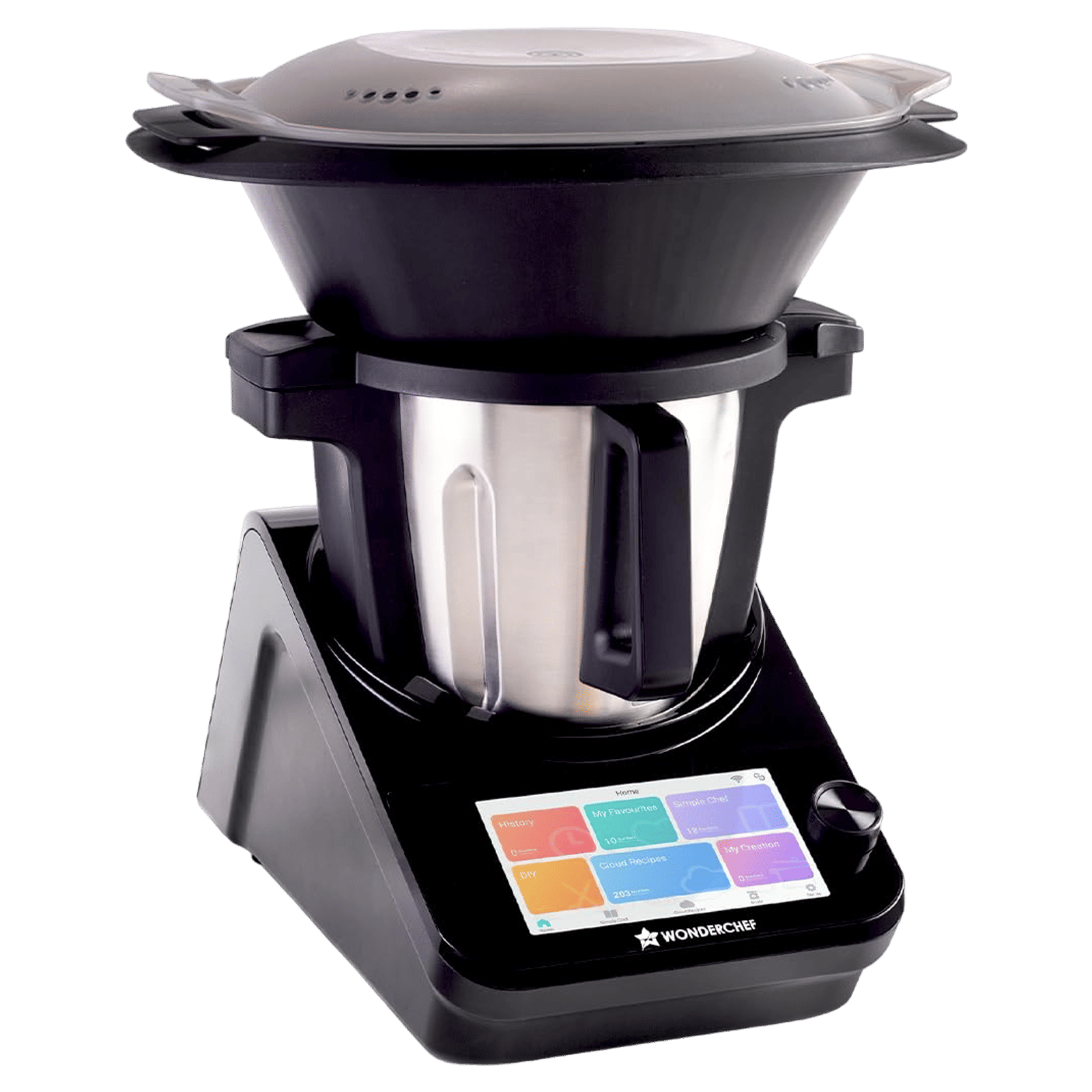 Wonderchef Chef Magic 1800 Watts Food Processors with 3 Blades (Black)