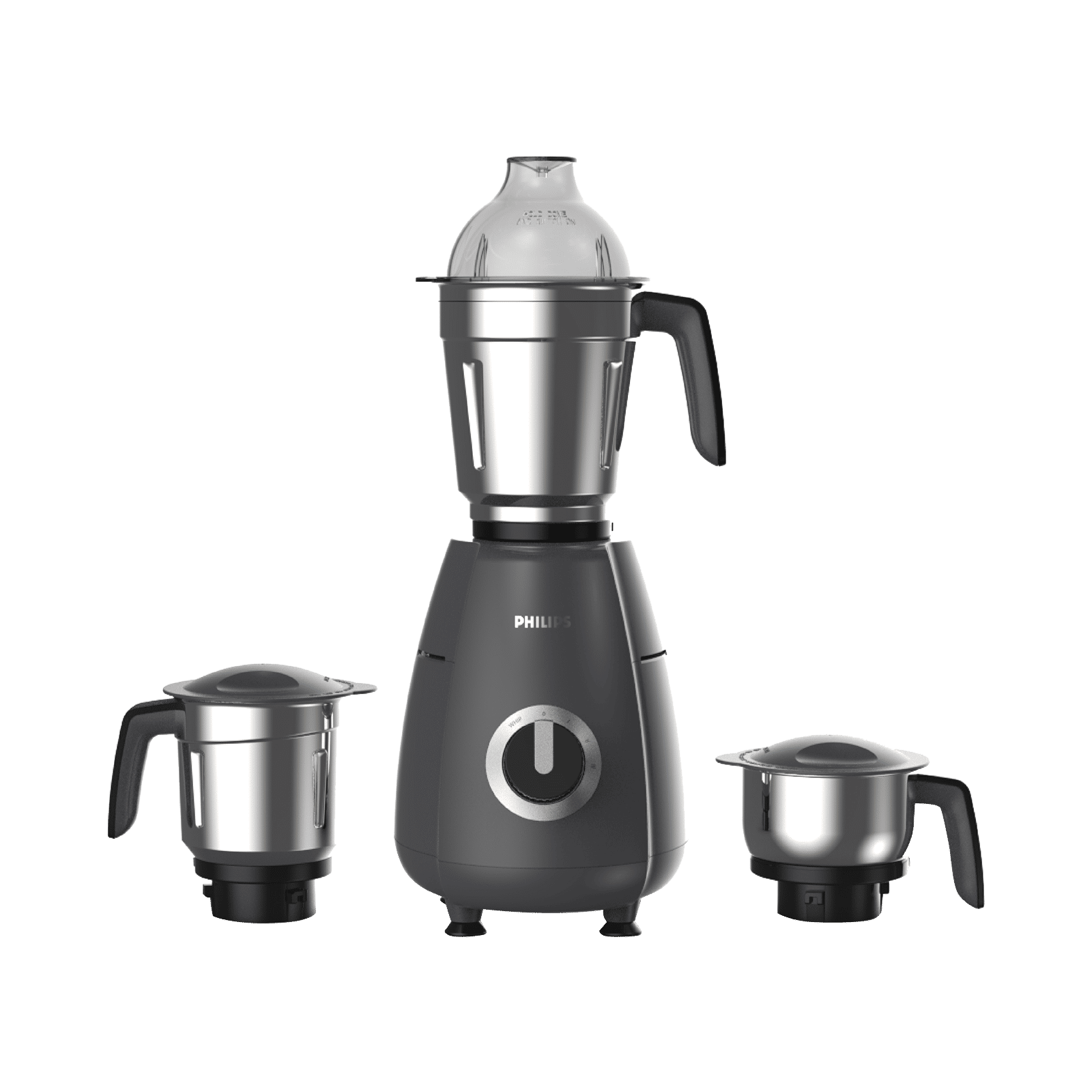 PHILIPS HR7731/00 1000 Watt 3 Jars Mixer Grinder (21000 RPM, Fast Precision Grinding, Grey)