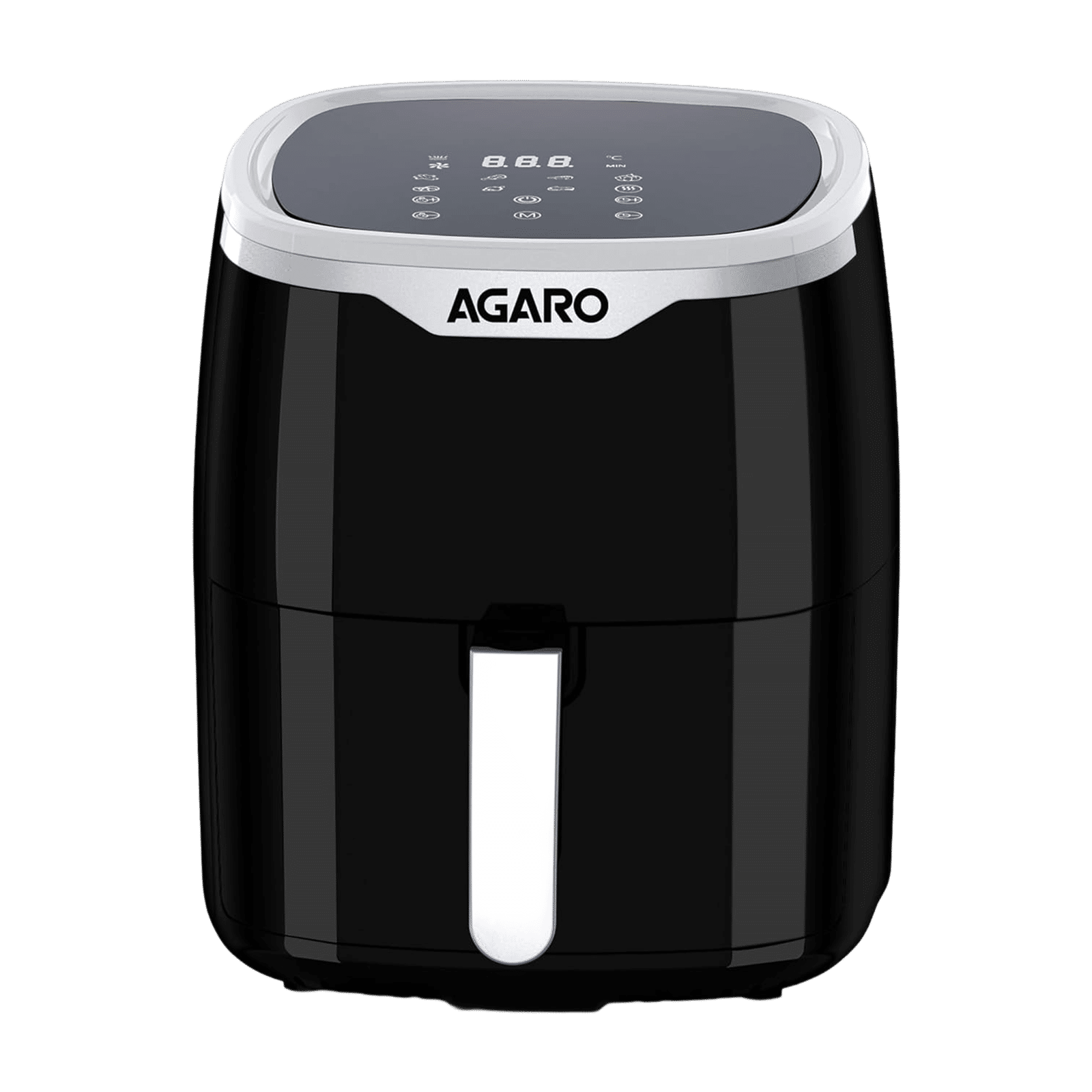 AGARO Galaxy 4.5L 1400 Watt Digital Air Fryer with 360 Degrees Air Circulation Technology (Black)
