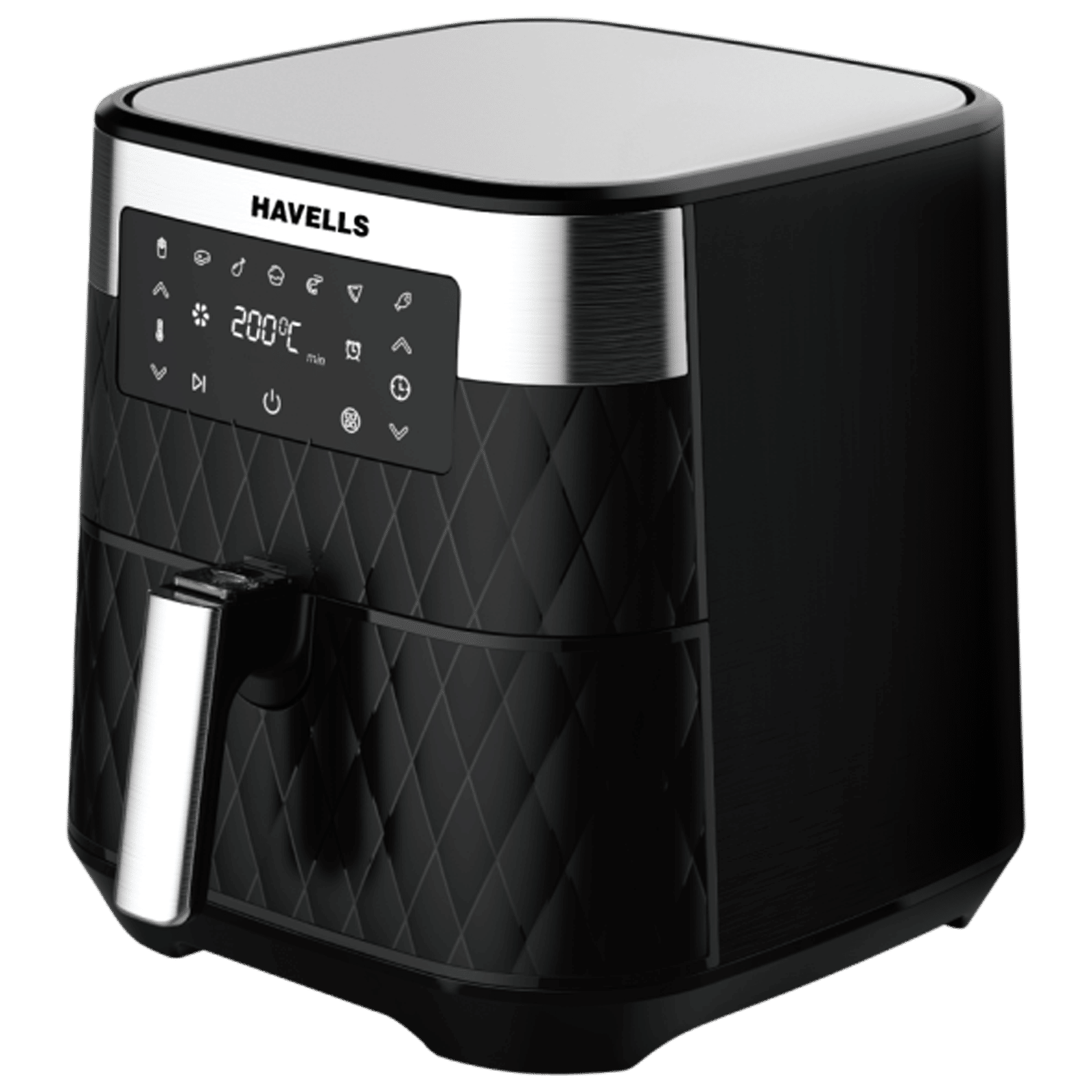 Havells Prolife Luxria 5.5L 1700 Watt Digital Air Fryer with Aero Crisp Technology (Black)