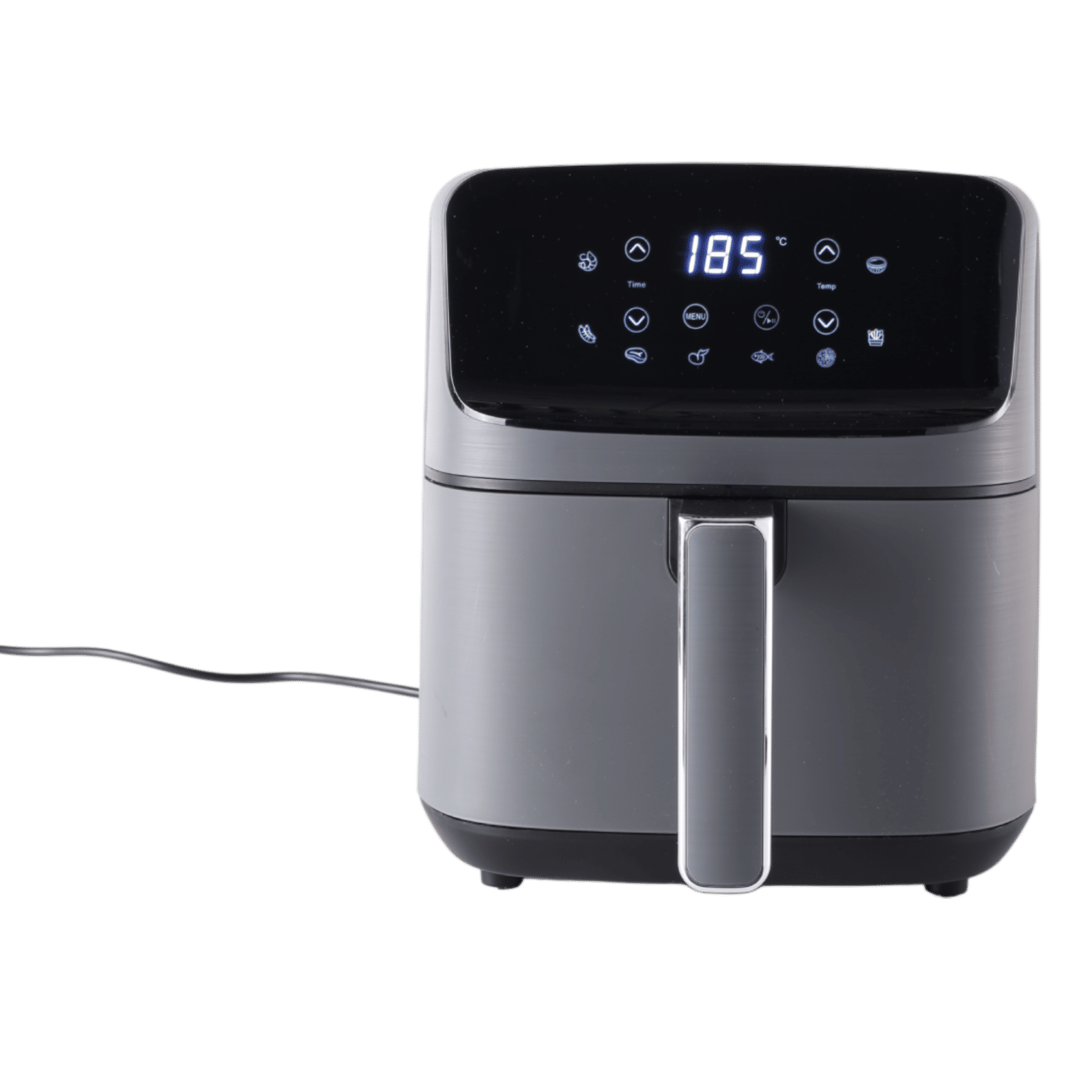 WONDERCHEF Regalia 4.5L 1500 Watt Digital Air Fryer with Rapid Air Technology (Grey)