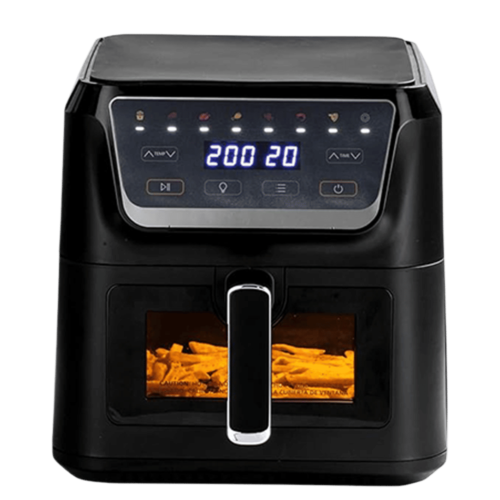 Russell Hobbs Sizzle Air 8L 1700 Watt Air Fryer with 8-in-1 Pre-Set Programs (Black)