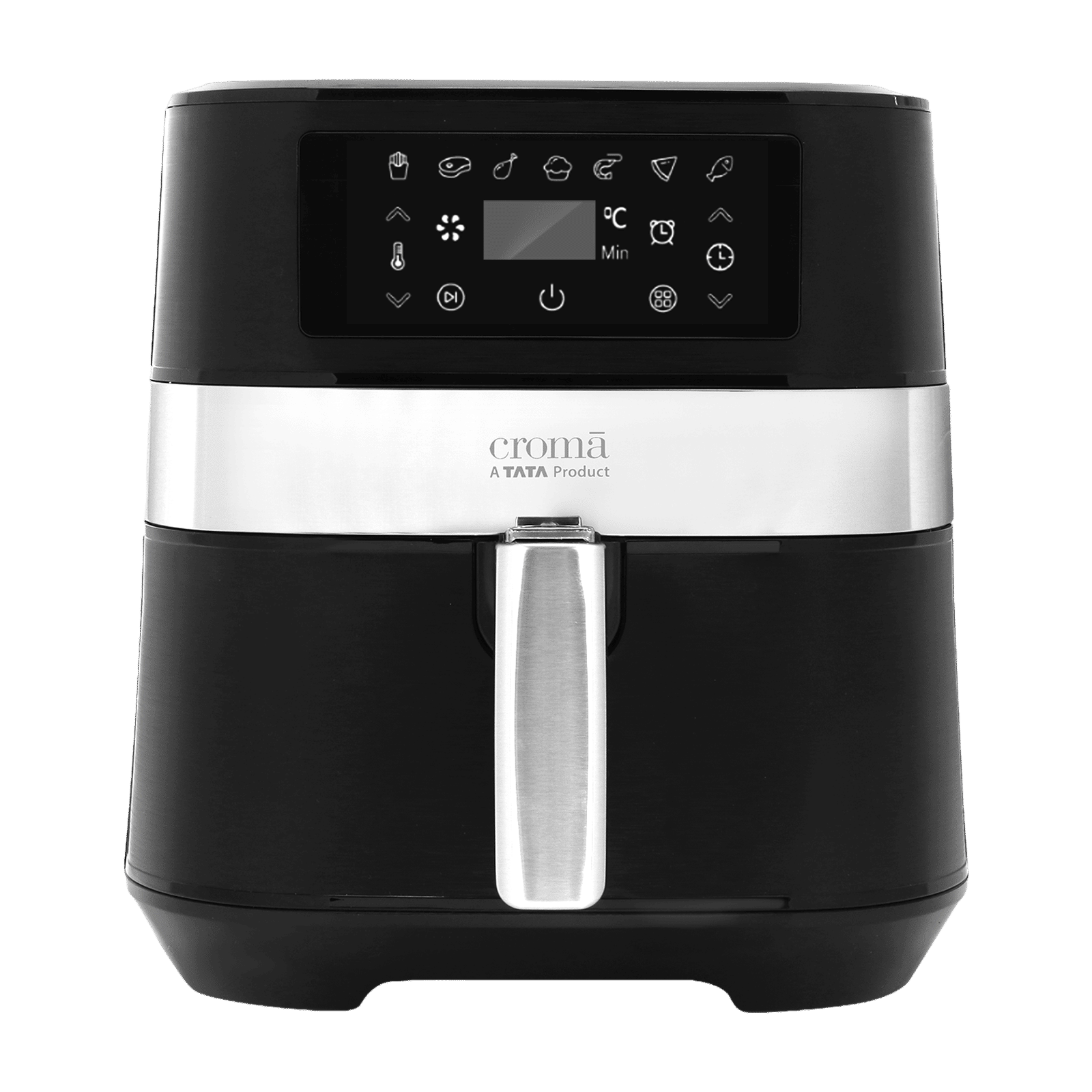 Croma AO6998 6L 1700 Watt Digital Air Fryer with Rapid Air Circulation System (Black)