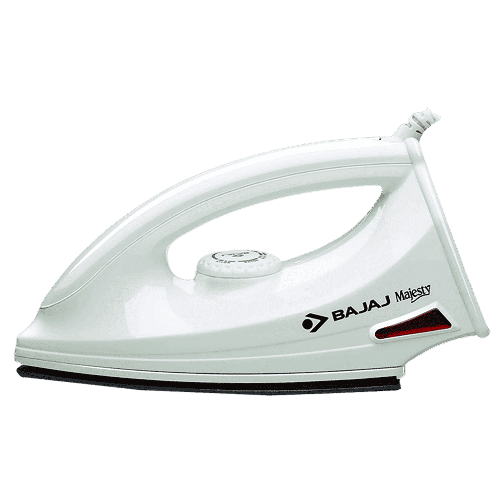 BAJAJ Majesty DX 6 1000 Watts Dry Iron (German Coating Technology, White)